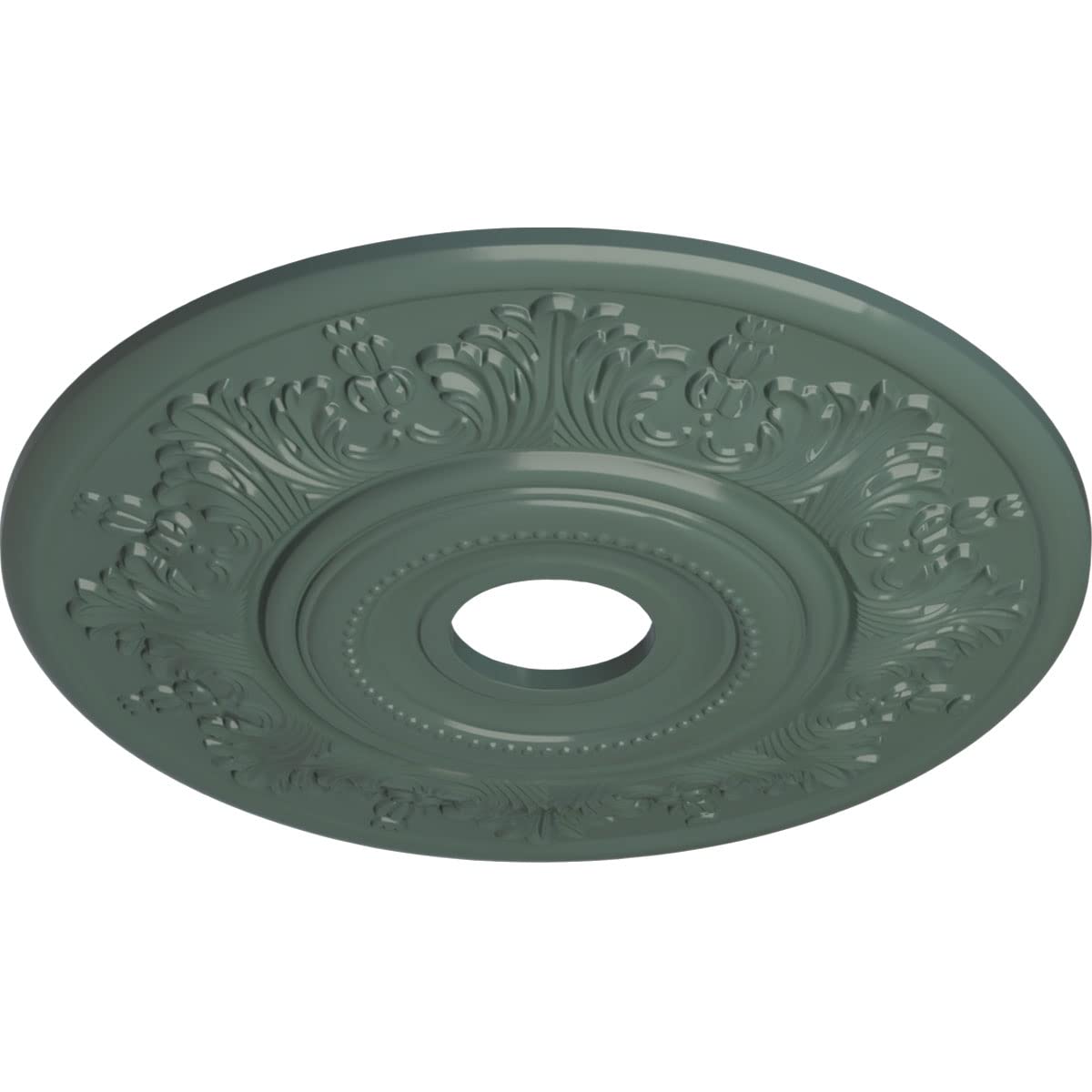 Ekena Millwork Cm20Vicbf Vienna Ceiling Medallion, 20 Od X 3 1/2 Id X 1 1/2 P, Cloud Burst