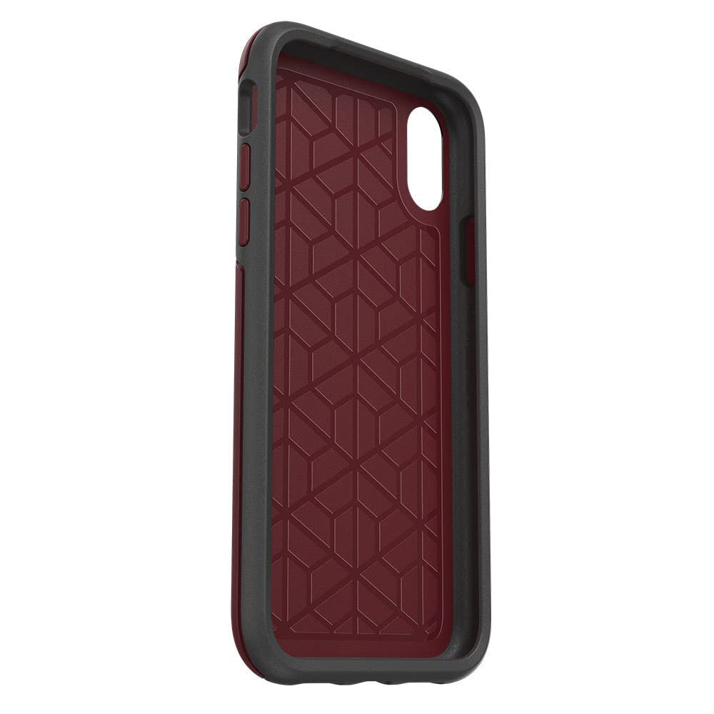Otterbox Symmetry Series Case For Iphone Xr   Retail Packaging   Fine Port (Cordovan/Slate Grey)