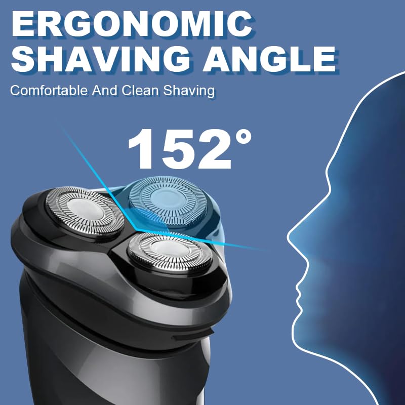 9 Pack Sh90 Replacement Head Compatible With Philips Norelco Series 9000(S9Xxx) /8000(S8Xxx)