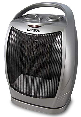 Optimus H 7247 Portable Oscillating Ceramic Heater With Thermostat