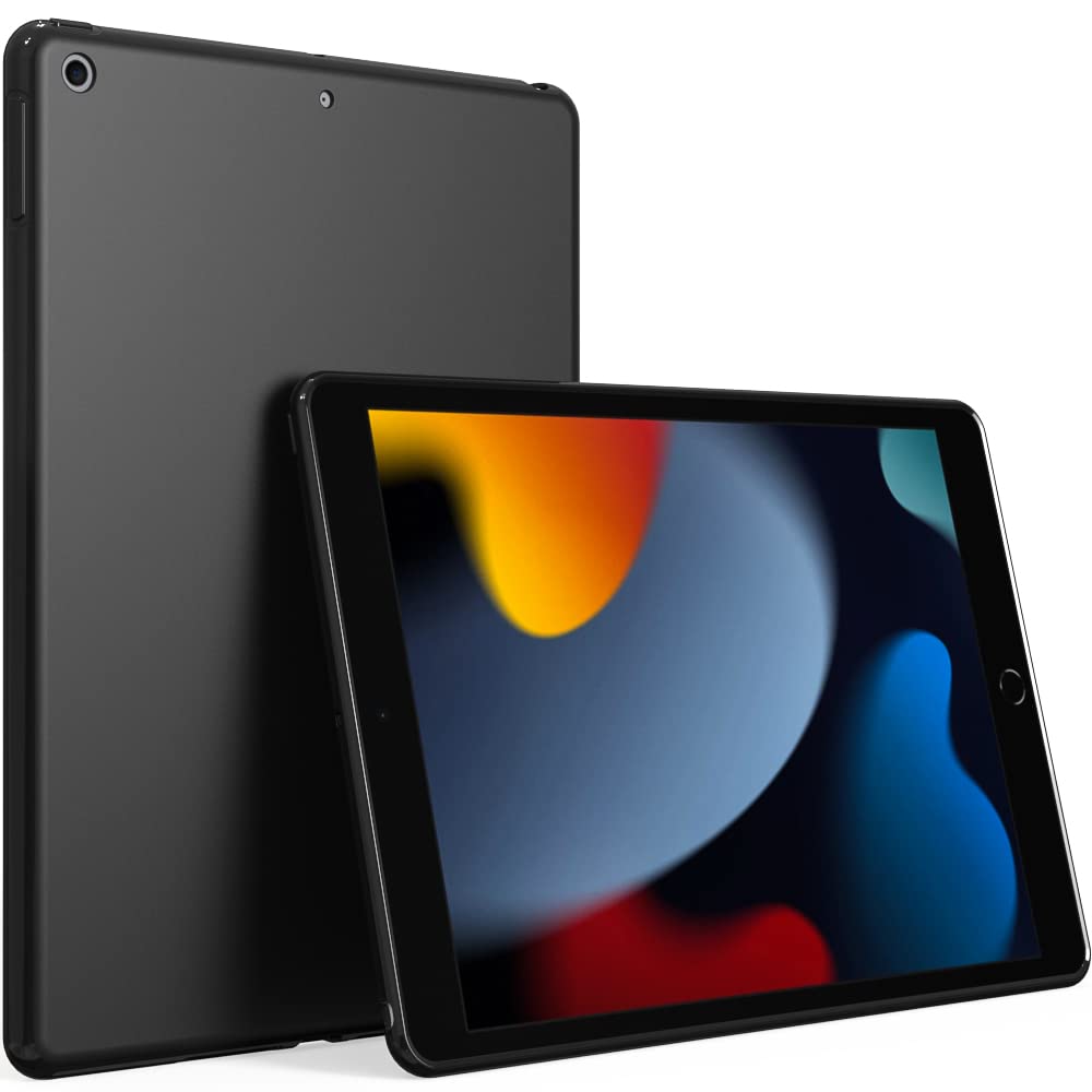 Puxicu Case for iPad 10.2 inch, Slim Design Matte TPU Rubber Soft Skin Silicone Protective Cover for iPad 9th/8th/7th Generation