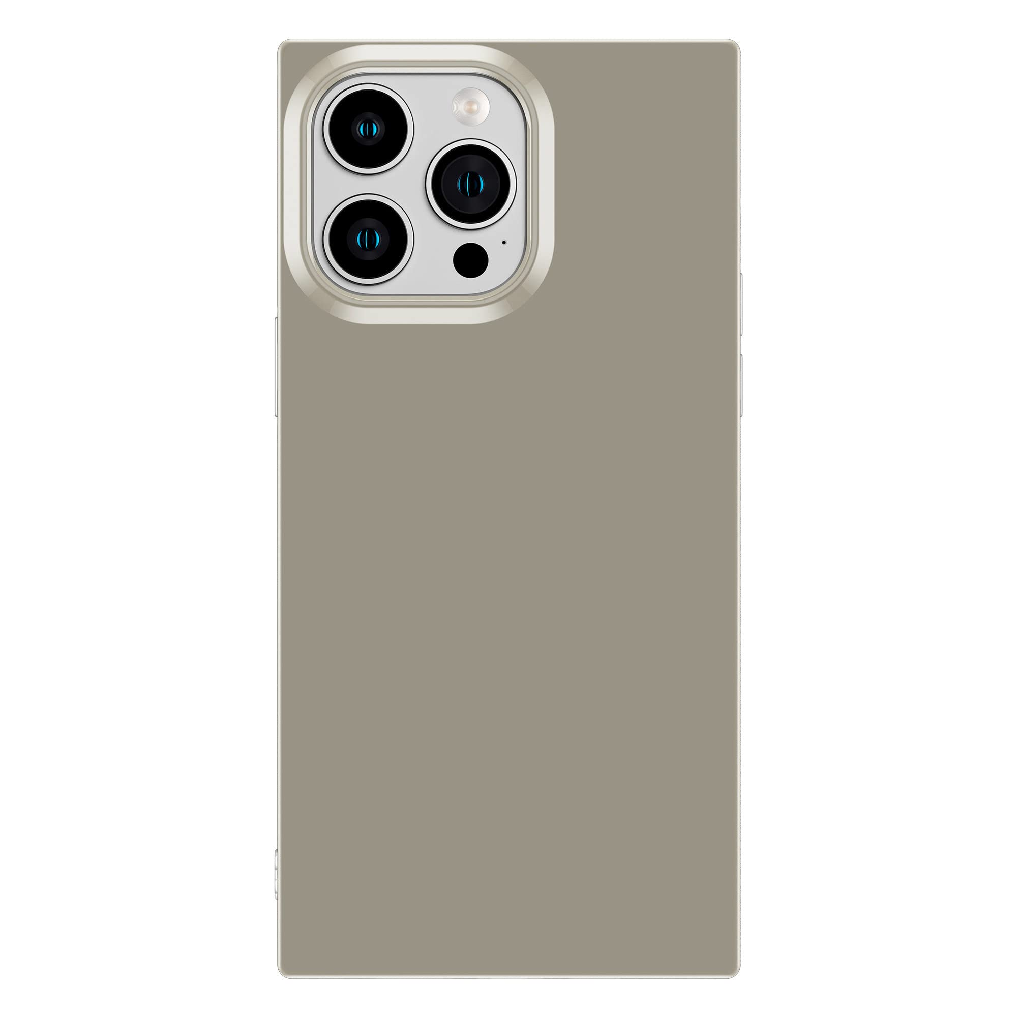 Cocomii Square Iphone 12 Pro Max Case   Square Neutral Plain Color   Slim   Light   Glossy   Sturdy Tpu Silicone   Natural Color