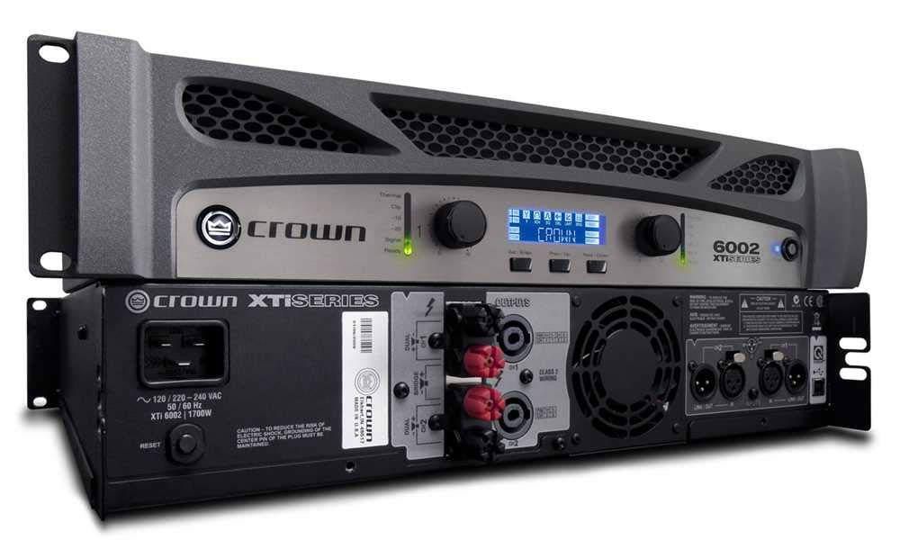 Crown Xti6002 U Us 2000 Watt Channel Power Amplifier