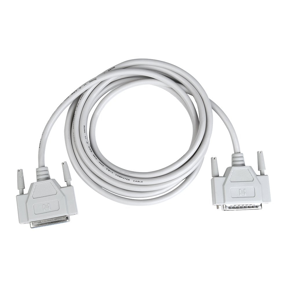 Wesappinc 8.9 Feet Db25 25 Pin Male To Female Serial Parallel Printer Extension Cable 2.7M (4.60 Feet(1.4M))