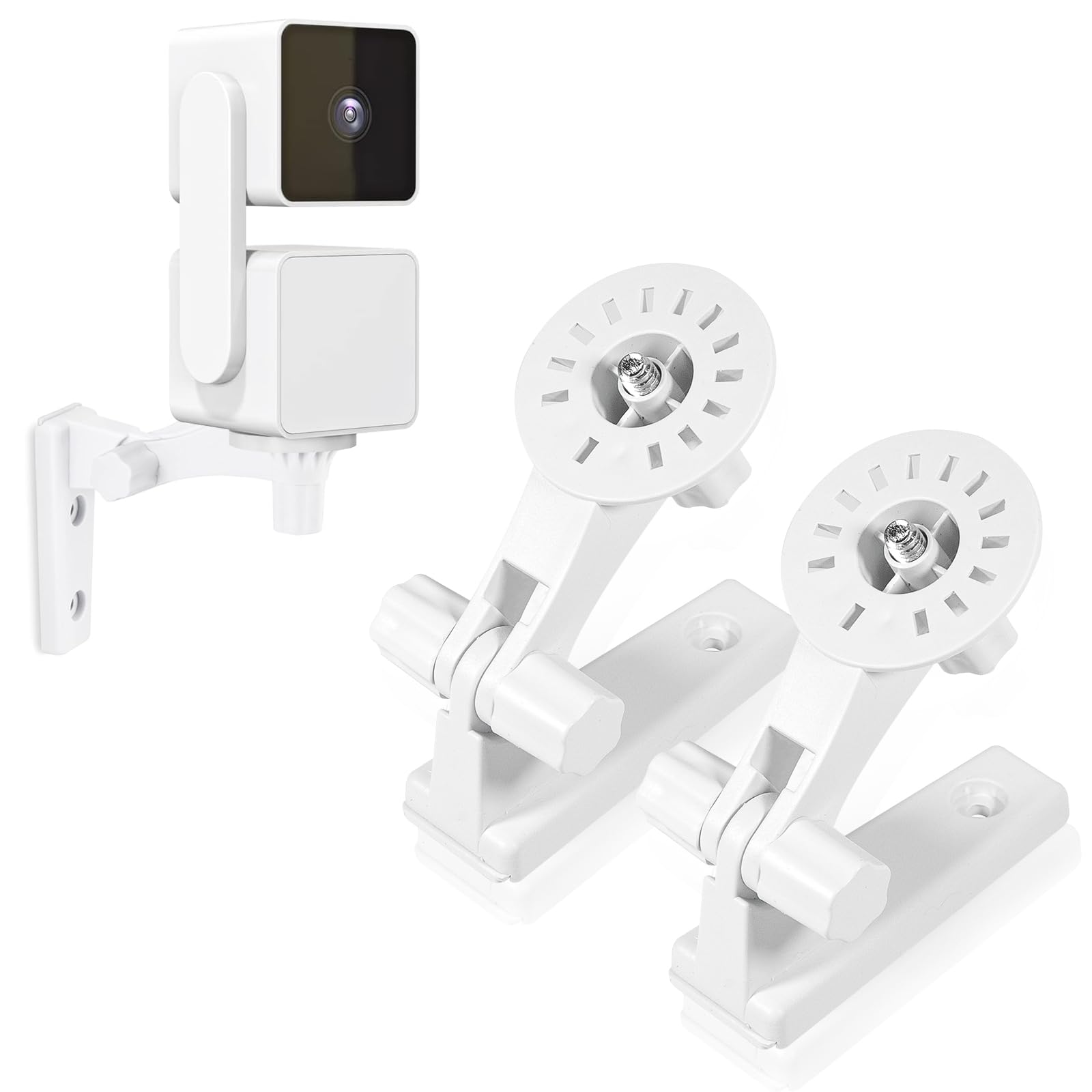 Viivria 2 Pack Wall Mount, Specially Designed For Wyze Cam Pan V3, 180� Tilt Adjustable   Easy Installation (Camera Not Included)