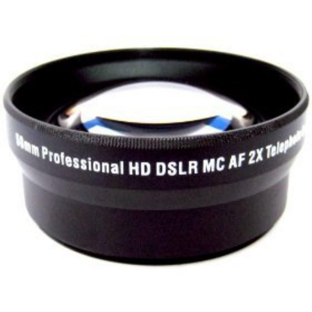 Big Mikes 49Mm 2X Telephoto Lens For Panasonic Hc-Wxf991K, Hc-Vx981K, Hc-X900/M, Hc-X920K Camcorder