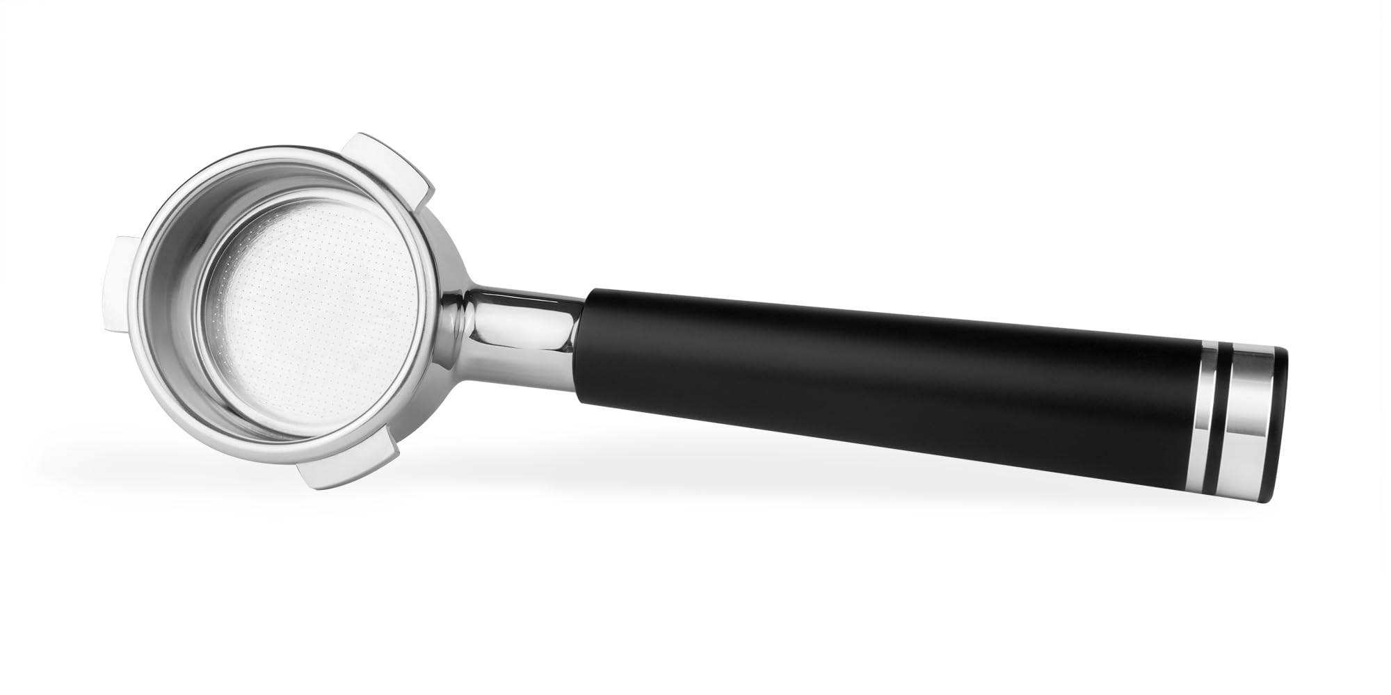 Lilq 54Mm Bottomless Naked 3 Ears Portafilter | Compatible With 54Mm Breville Machines | Stable Handle (Aluminum Flat, 54Mm Brev