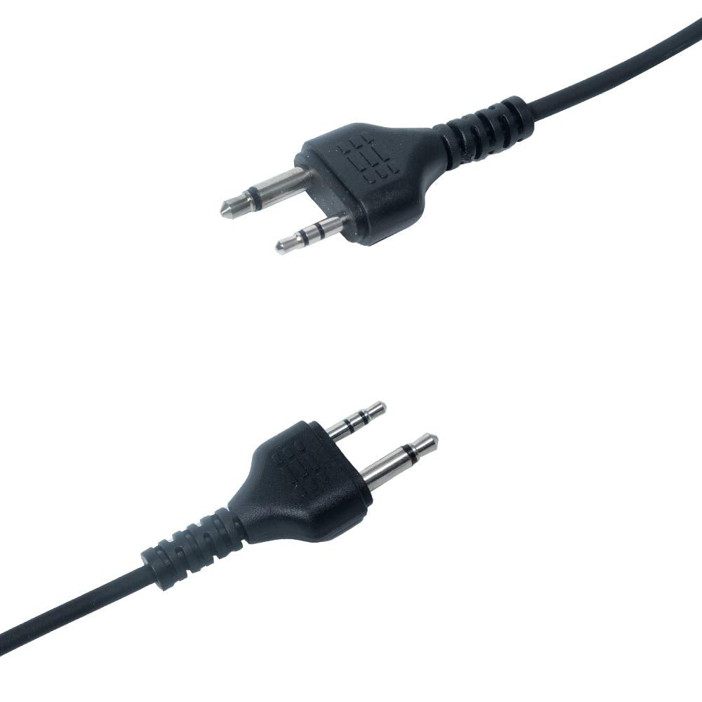 Caroo Midland Walkie Talkie Headset,Covert Acoustic Tube Walkie Talkies Earpiece Headsets With Ptt Mic For Midland Gxt1000Vp4 Lxt500Vp3 Gxt1050Vp4 Gxt1000Xb(2 Pack)