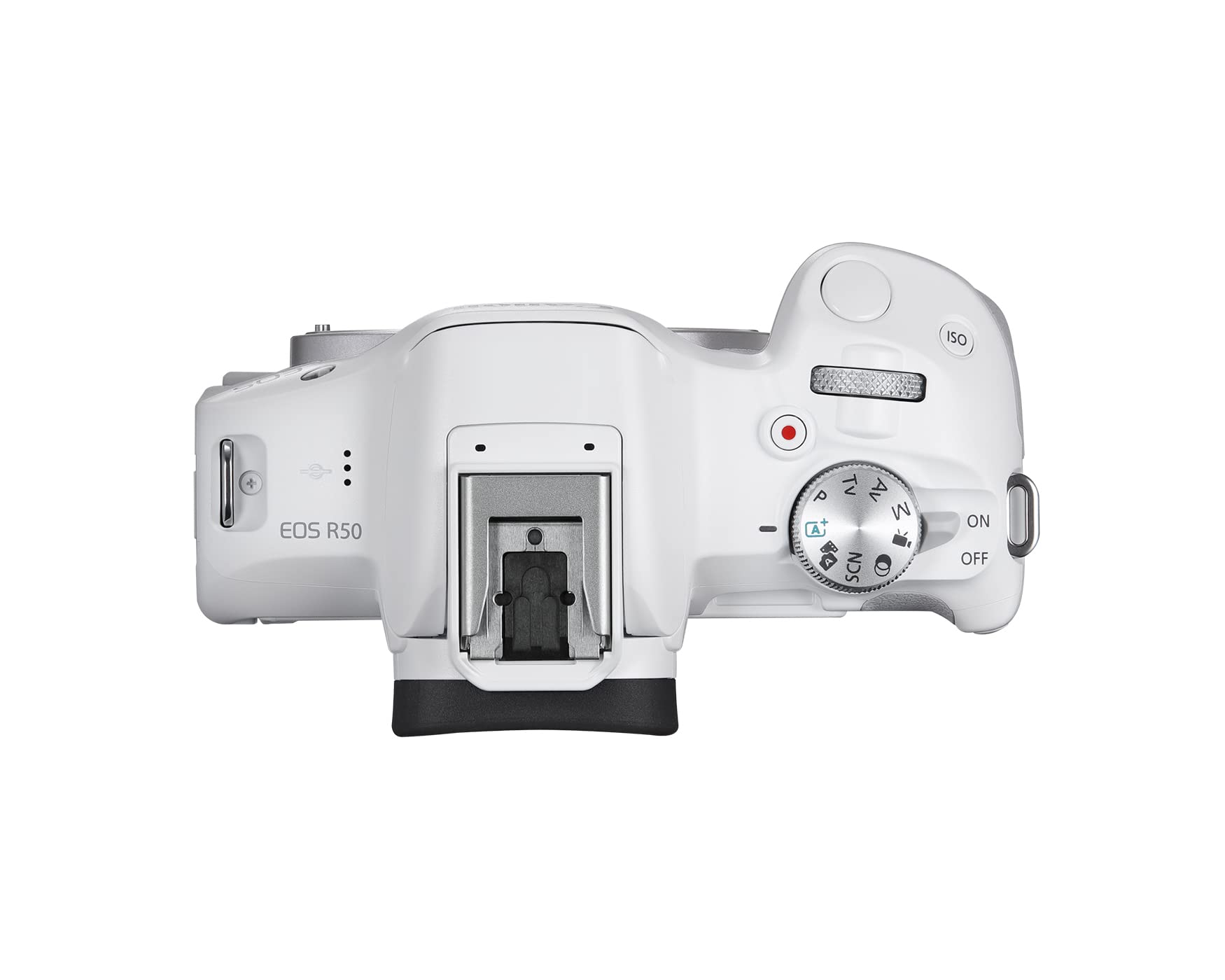 Canon EOS R50 Mirrorless Vlogging Camera (Body Only/White), RF Mount, 24.2 MP, 4K Video, DIGIC X Image Processor, Subject Detection & Tracking, Compact, Smartphone Connection, Content Creator