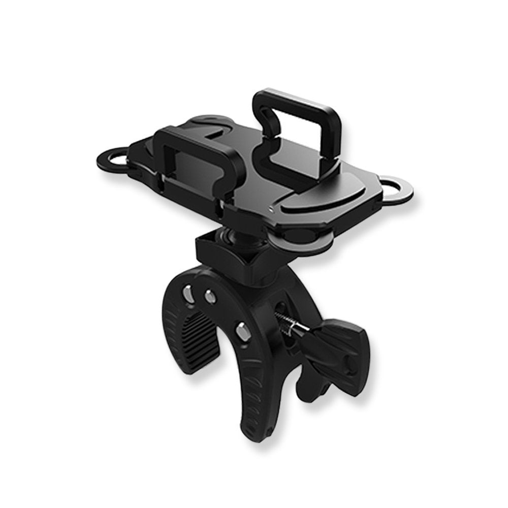 Ihens5 Bike Mount, Bike Phone Mount Motorcycle Baby Carriage Bicycle Mic Stand Cell Phone Holder Cradle With Rubber Strap 360 De