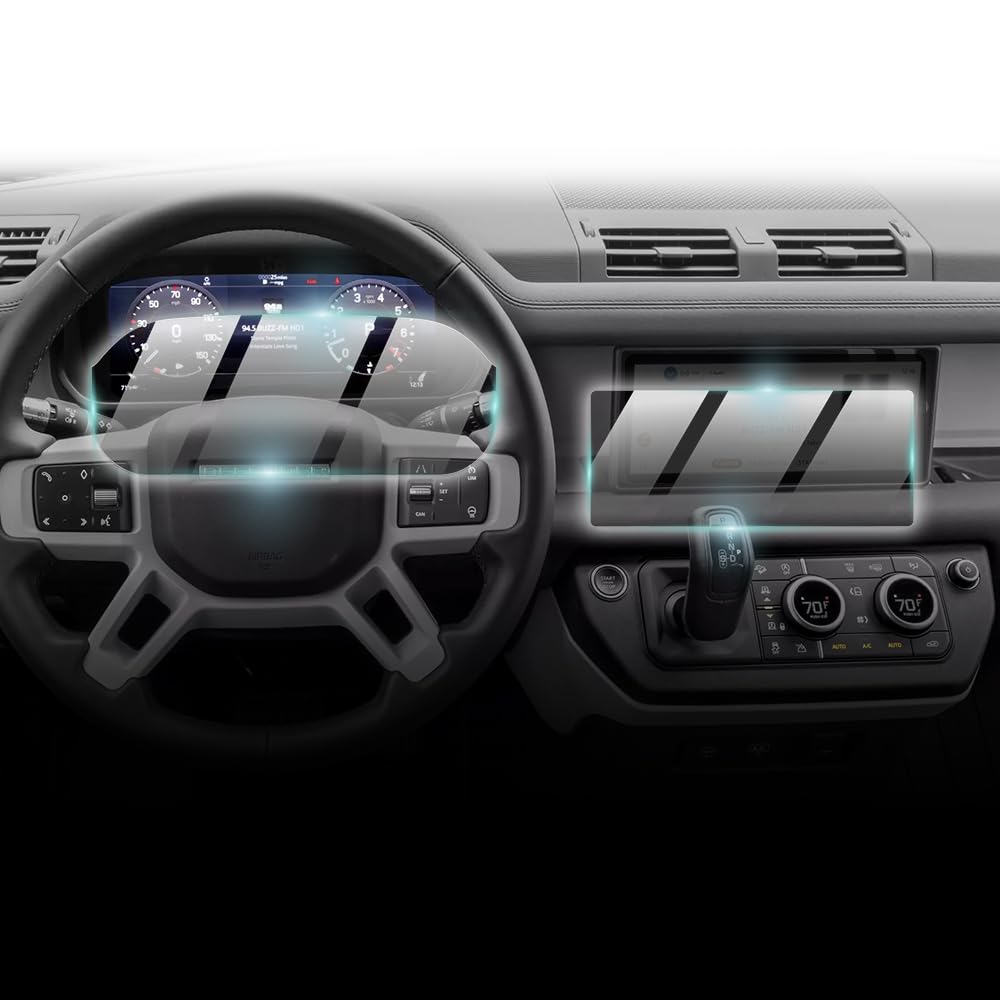 Ipg Proactive For Land Rover 2020-2022 Defender 90 - 110 X-Dynamic /Xs Edition 10 Inch Navigation + Dashboard (2 Pieces) 9H Hard