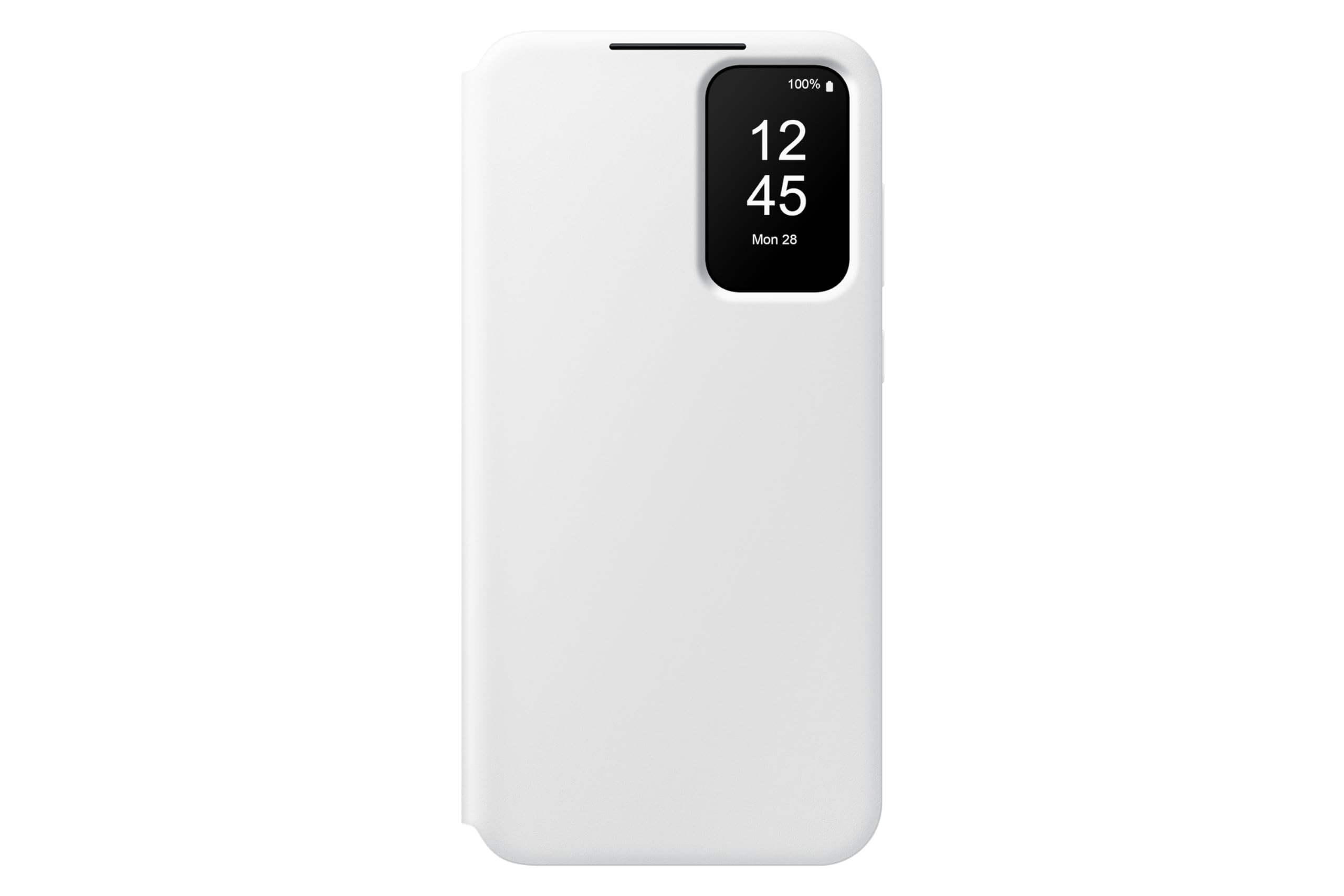 Samsung Smart View Wallet Cover for Samsung Galaxy A35, White