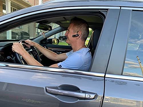 Bluetooth Earpiece, Wireless Handsfree, Noise Cancelling In Ear Headset Earbuds, Great For Driving Business Leisure Compatible W