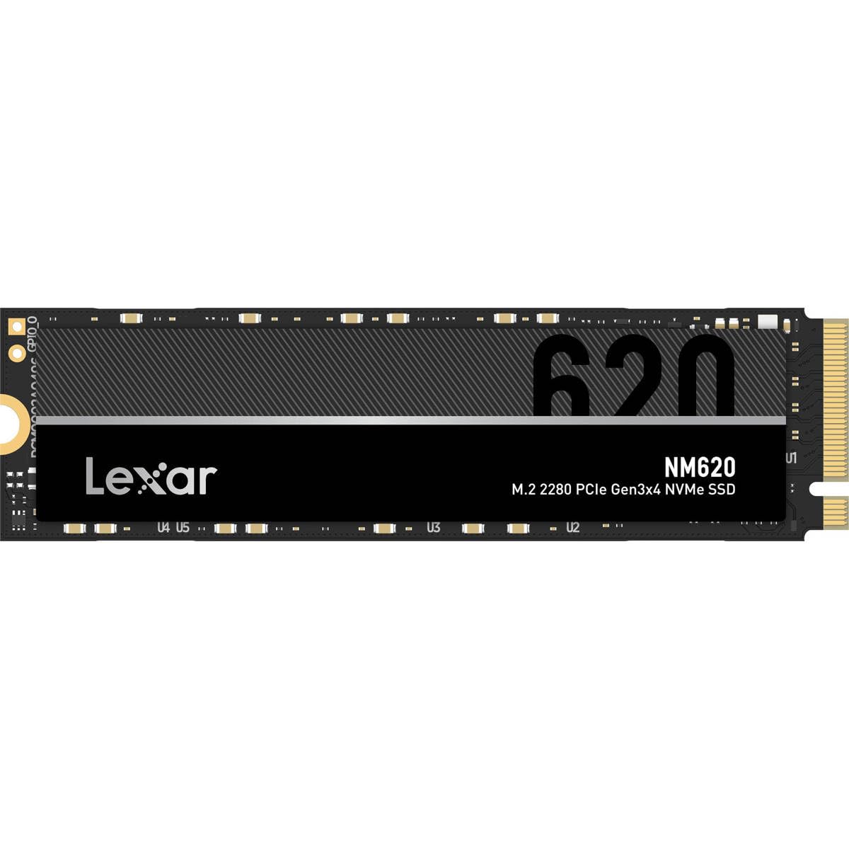 Lexar NM620 SSD 2TB PCIe Gen3 NVMe M.2 2280 Internal Solid State Drive, Up to 3300MB/s Read, for Gamers and PC Enthusiasts (LNM620X002T-RNNNU)
