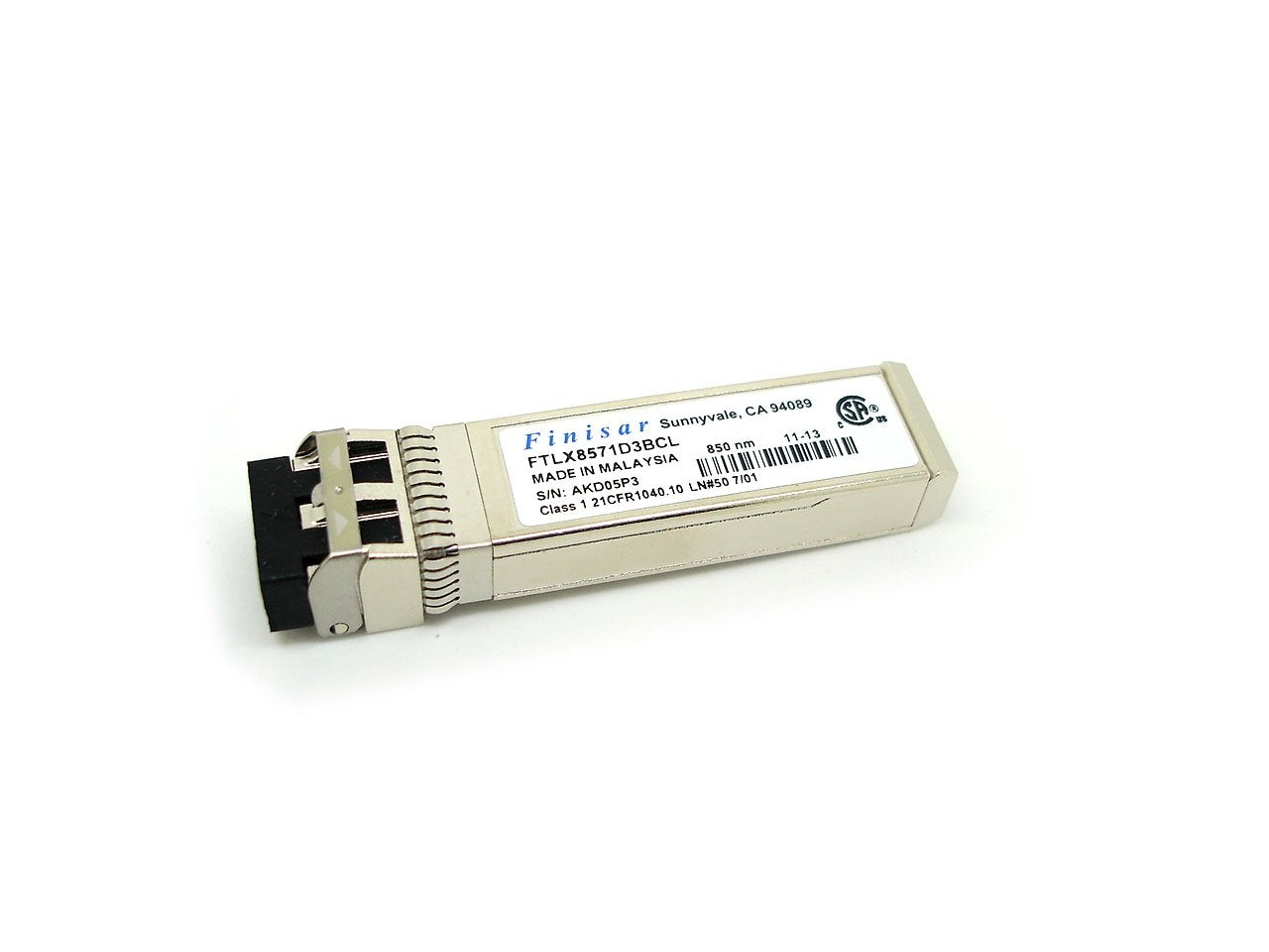 Finisar Ftlx8571D3Bcl Corporation Transceiver   10.3 Gbps   10 Gigabit Ethernet   Wired   Plug In Module