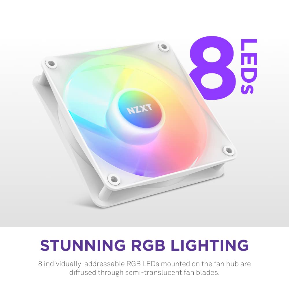 F120Rgb Core - 120Mm Rgb Fan - Single Pack - White