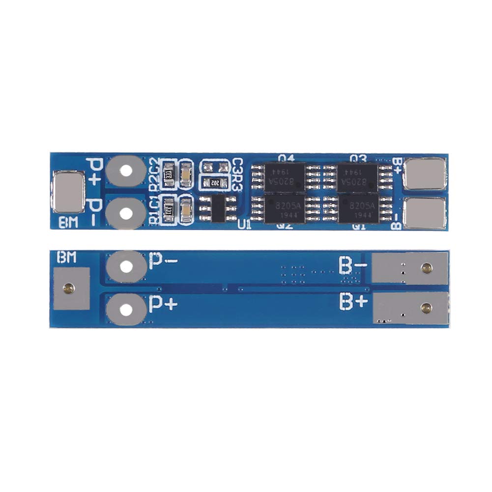 Aceirmc 2S 7.4V 8.4V 8A 18650 Charger Pcb Bms Protection Board For Li Ion Lithium Battery Cell (8Pcs)