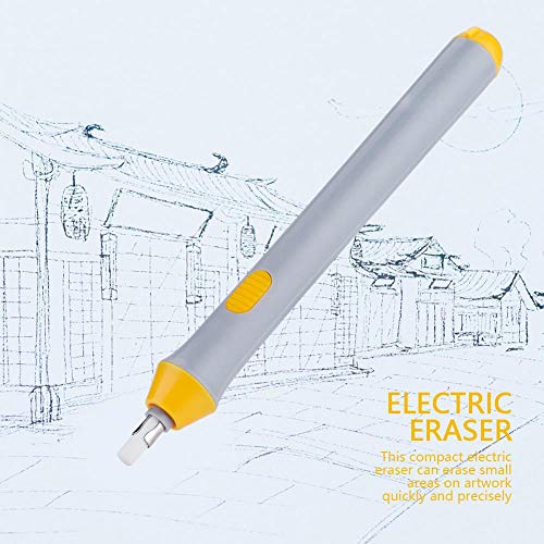 Electric Eraser For Artists Tenwin Electric Battery Operated Automatic Pencil Eraser With 22 Eraser Refills Refills For Drawing