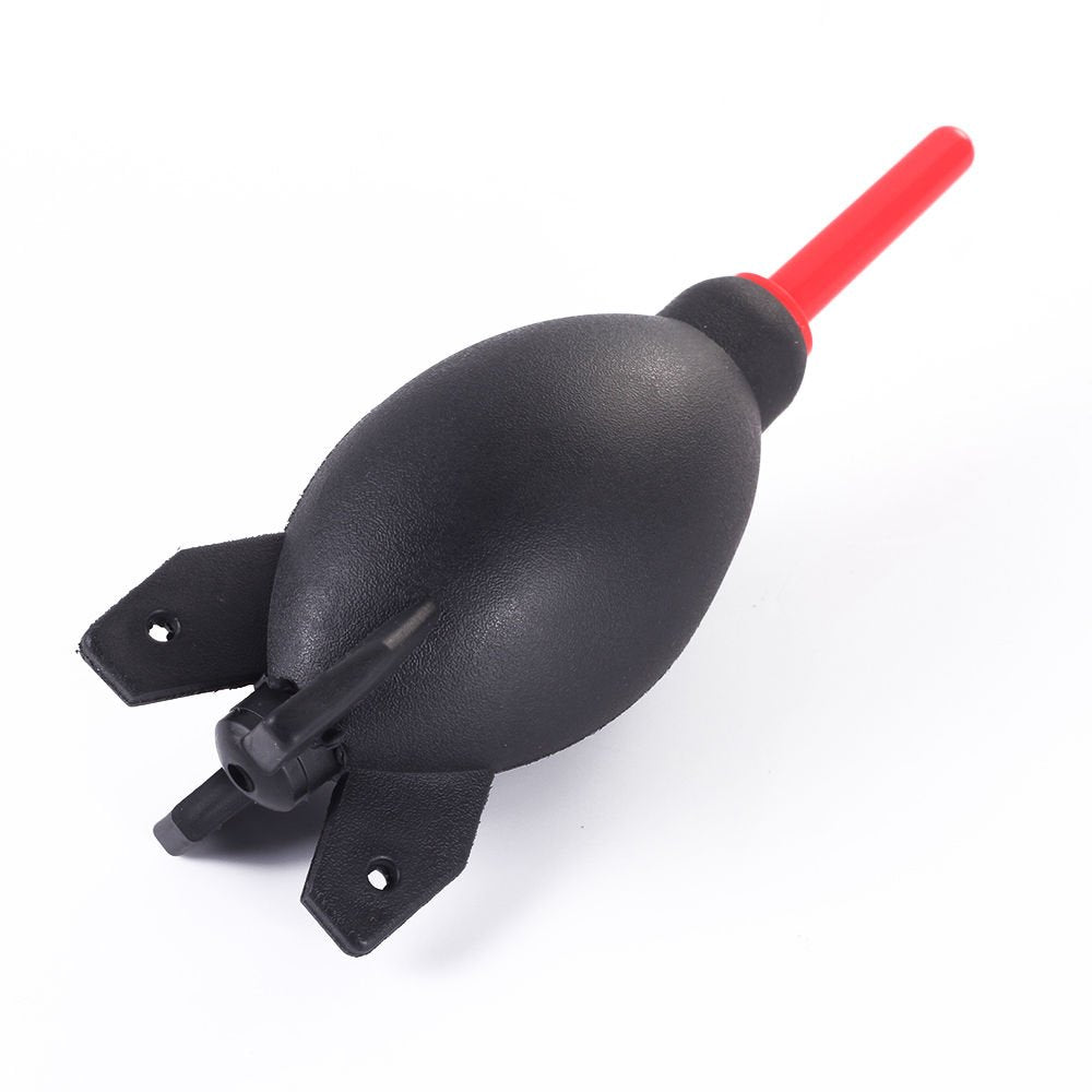 Focusfoto Pro 6.6 Inch Rubber Rocket Air Blower Duster Cleaner Dust Cleaning For Dslr Camera Ccd Lens Keyboard Red