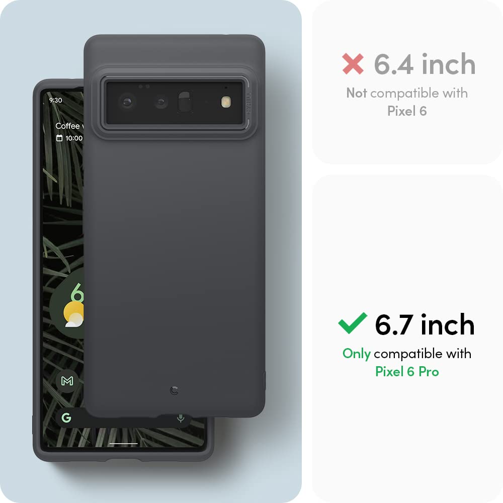 Cyrill Stone Compatible With Google Pixel 6 Pro Case (2021), Slim Protective Tpu With Smooth, Anti Scratch Feel   Dusk
