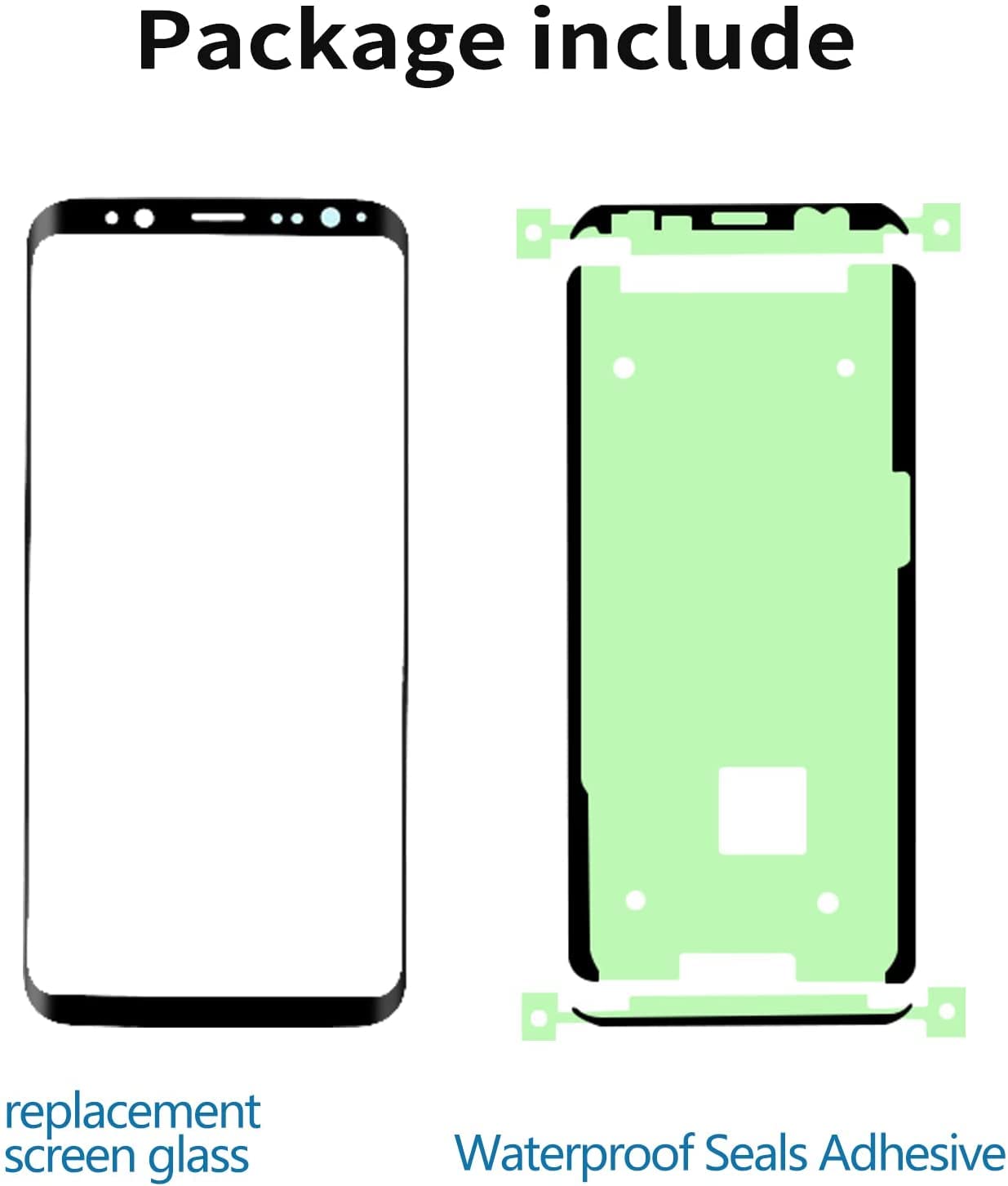 Zgxhga For Samsung Galaxy S9 Plus Screen Replacement,Replacement Screen For Galaxy S9 Plus Series 6.2 Inch,Tempered Glass Replac