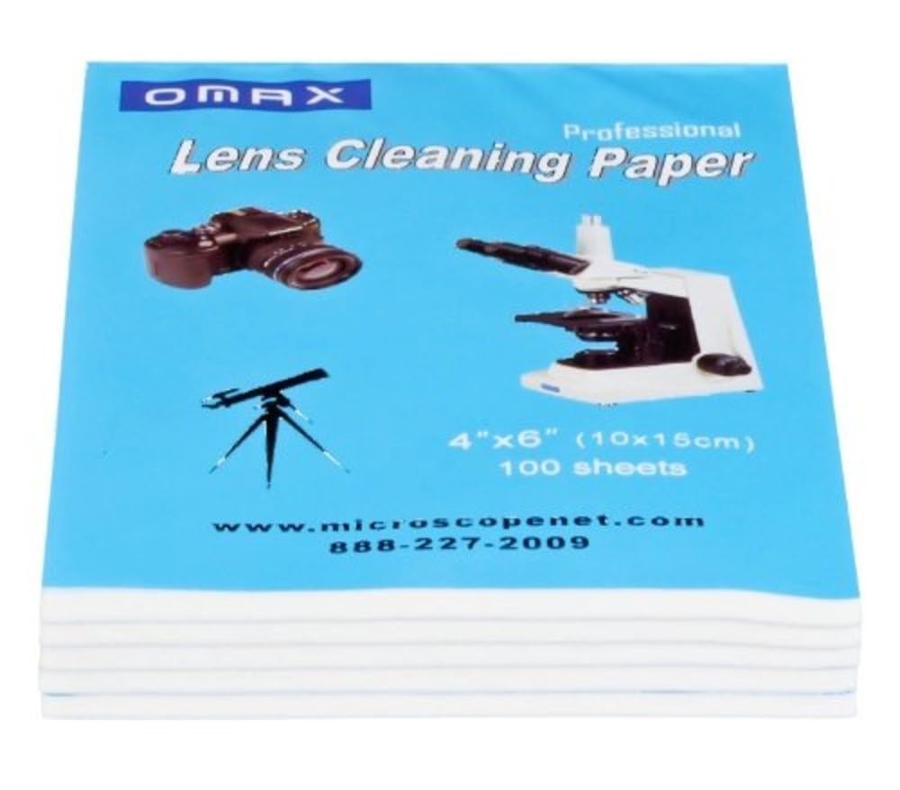 Omax   Microscope And Camera Optical Lens Cleaning Paper   500 Sheets