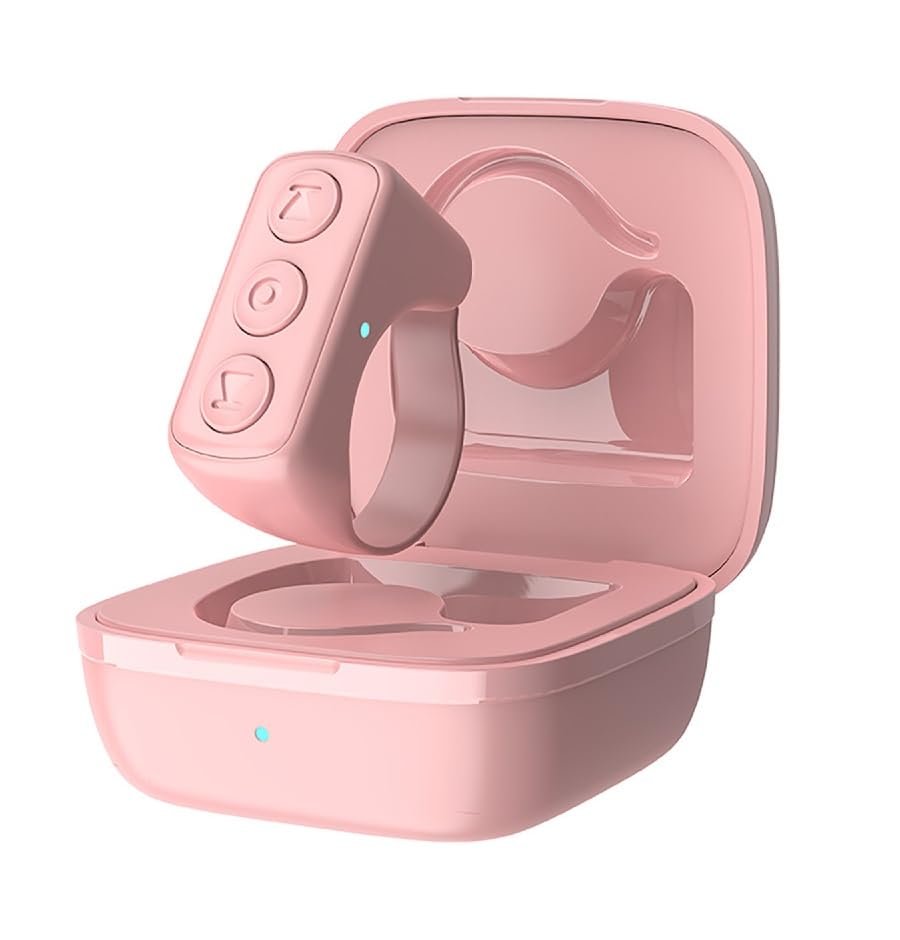 Remote Control Page Turner for Kindle App, Ebook Reading, Bluetooth Wireless Remote Ring for Video Recording & Spotify Music App