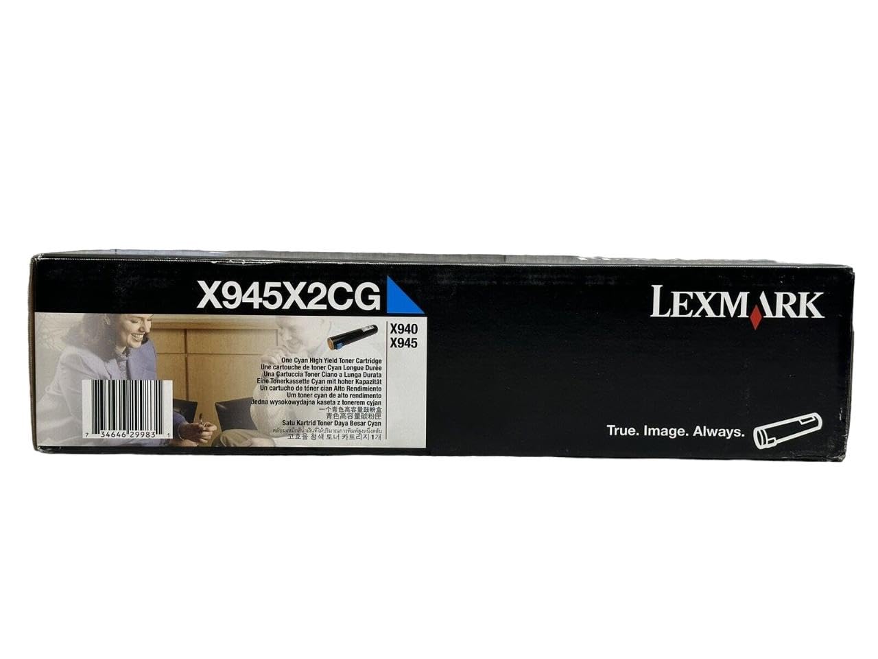 Lexmark X945X2Cg High Yield Toner, 22000 Page Yield, Cyan