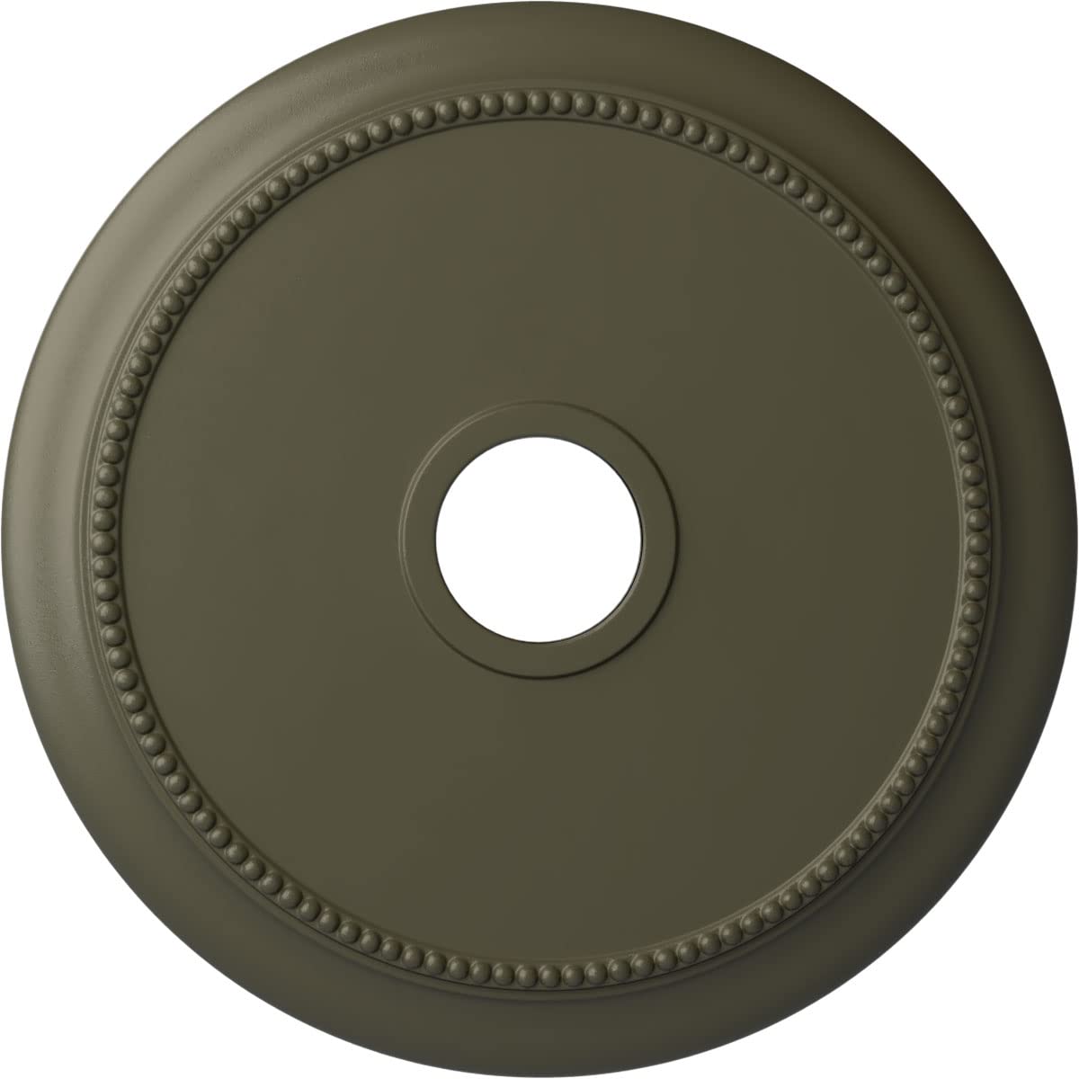 Ekena Millwork CM24CRWHF - 24 1/8OD x 4 3/8ID x 2 1/4P Crendon Ceiling Medallion (Fits Canopies up to 4 3/8) - Ceiling Medallion