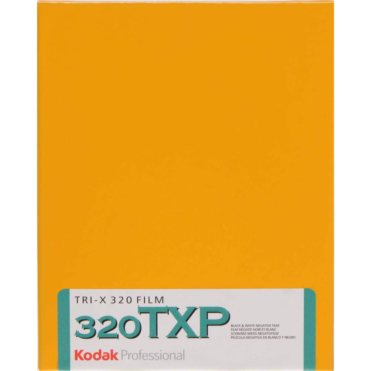 Kodak Professional Tri X Pan 320 Txp 4164 Black & White Film Iso 320, 4X5, 10 Sheets