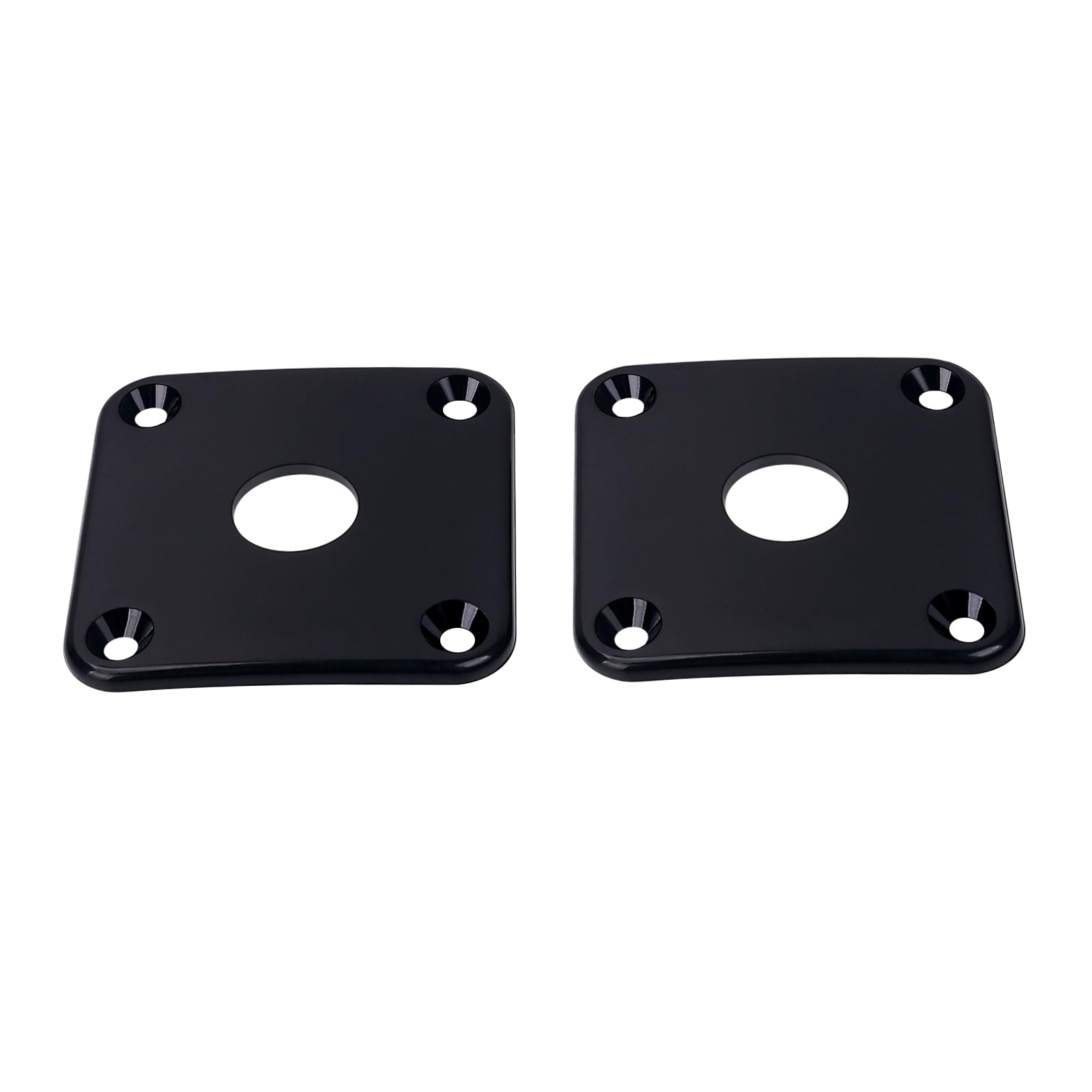 Banworks Plastic Guitar Jack Plate Square Curved Output Jackplates Cover For Gibson Epiphone Epi Lp Les Paul Electric Guitars Pa