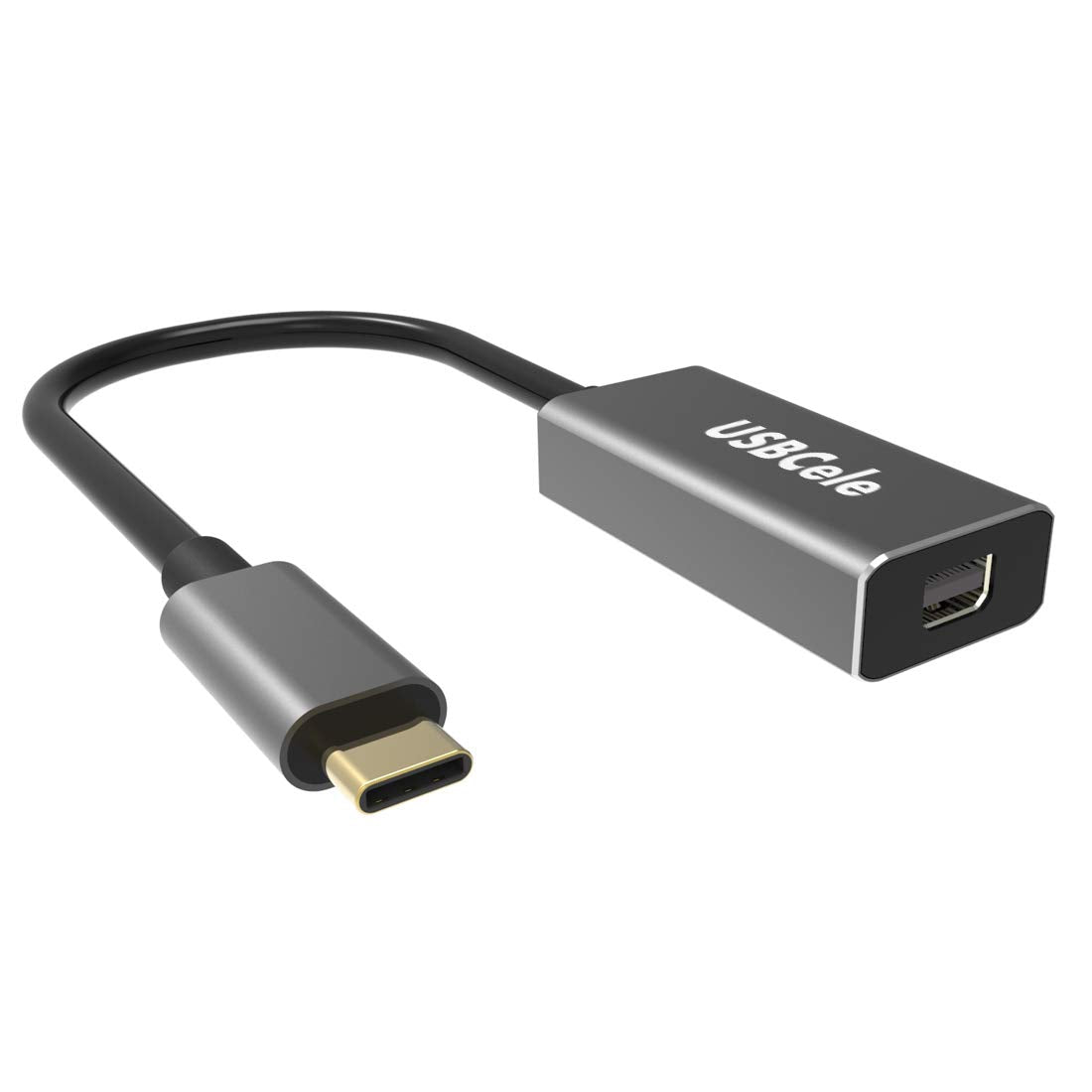 Usbcele Usb C To Mini Displayport Adapter, Usb Type C (Thunderbolt 3) To Mini Dp 4K Cable Adapter For Macbook Pro, Imac/Imac Pro, Led Cinema Display And More [Advanced Chip]