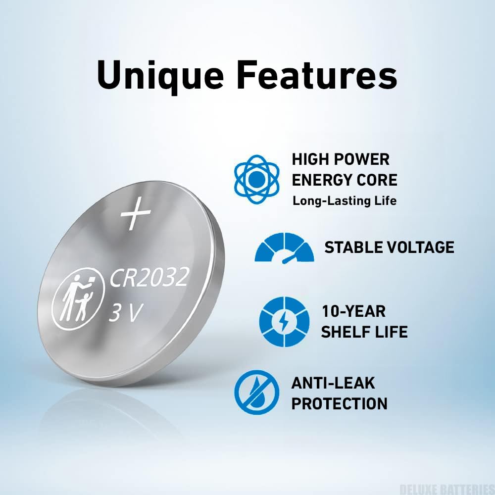 Key Fob Replacement Battery For Nissan (Rogue Altima Sentra Versa Pathfinder Murano Maxima Kicks Titan Frontier Armada Leaf Juke