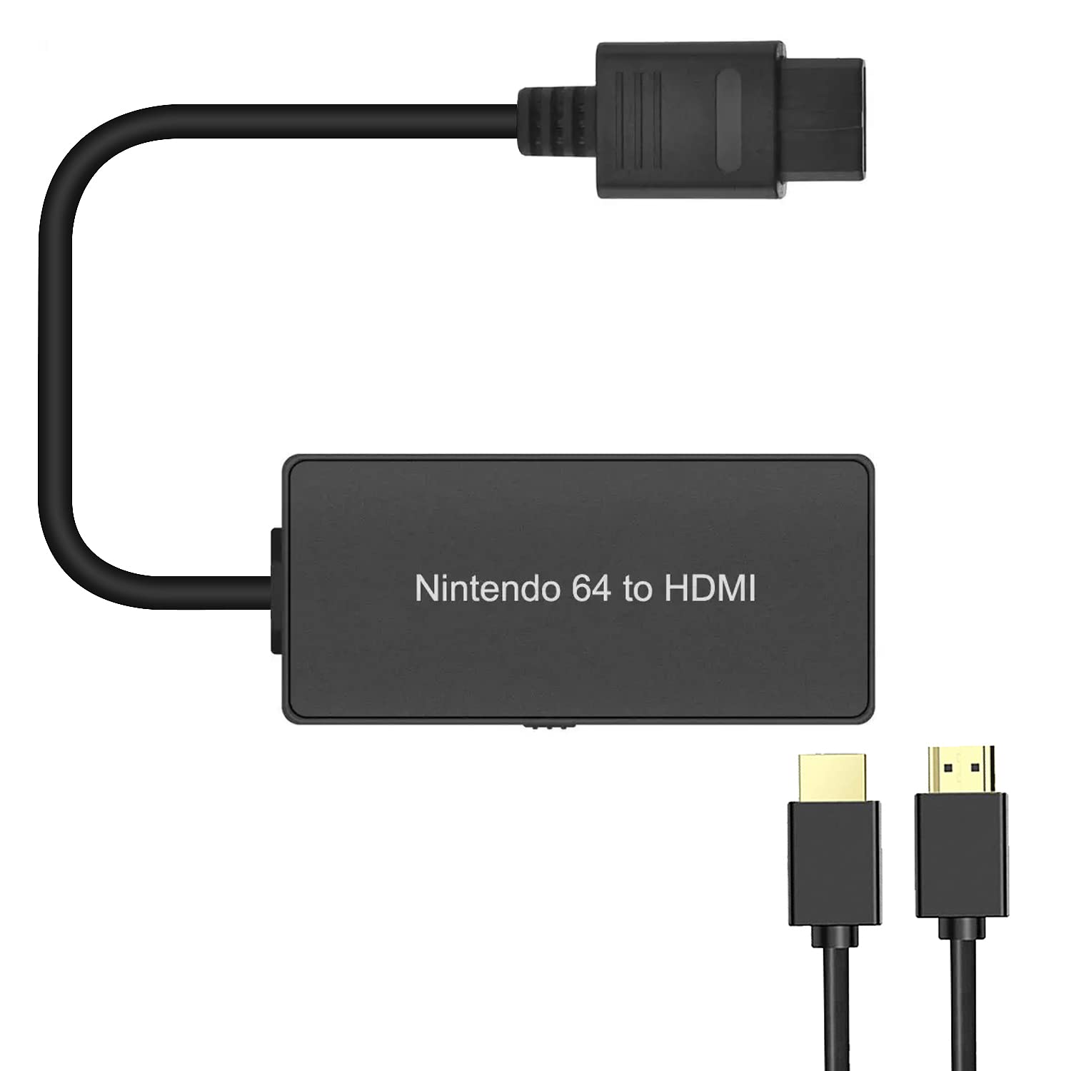 Azduou N64 To Hdmi Converter Converts N64 Game Console Video Signal To Hdmi Signal Easily Connect The Game Console To Hdtv Adapt