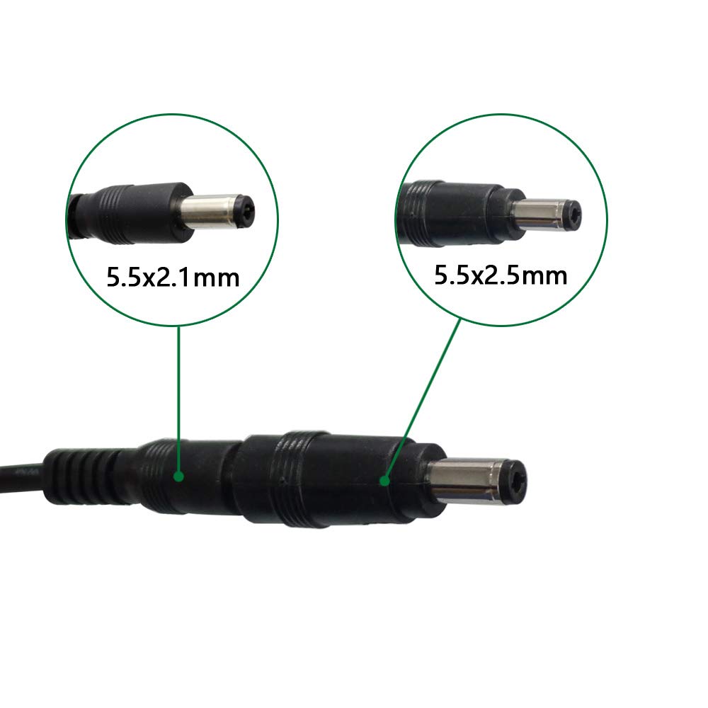 Abakoo 42V 3A Charger Power Supply Adapter For 36V 8Ah 15Ah Lithium Li Ion Battery Pack With Dc 5.5 X 2.5Mm/5.5 X 2.1Mm