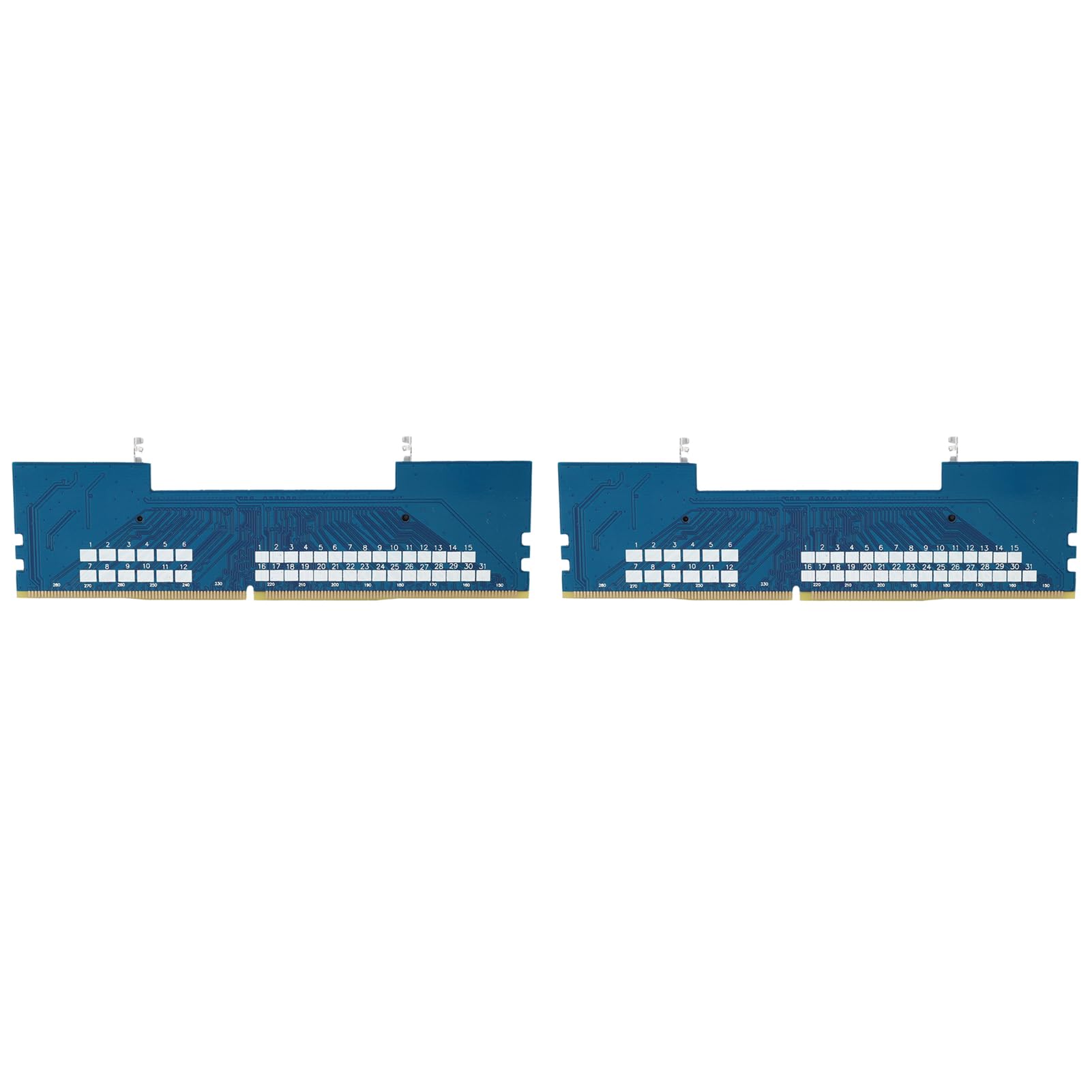 2PCS Professional Laptop DDR4 SODIMM to Desktop DIMM Memory RAM Connector Cards Converter Adapter