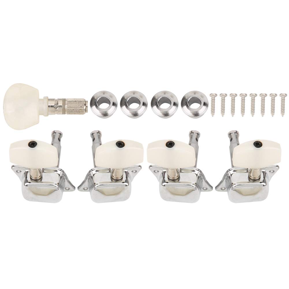 Banjo Tuning Peg,Banjo Machine Heads Head Tuning Knob Semi Closed String 4+1 Musical Instrument Accessories