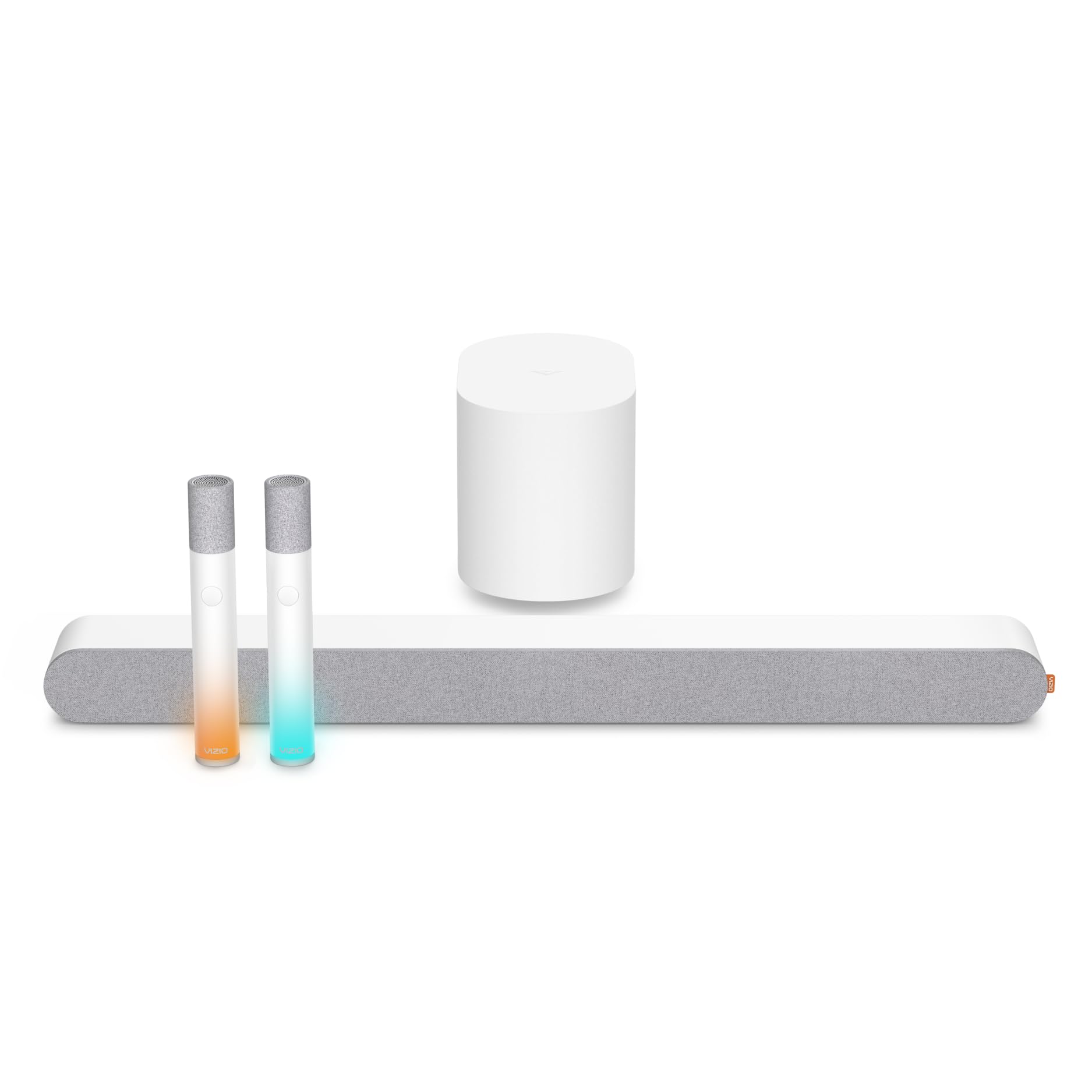 Vizio Micme 2.1 Karaoke Soundbar, 2 Wireless Microphones, Wireless Subwoofer W/Dolby Atmos, Dts:X, Bluetooth Speaker   Sk210X 08