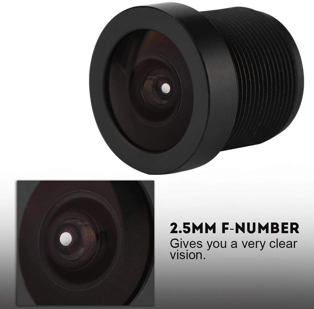 Security Surveillance Camera Lens, 2.1Mm Camera Lens 150 Wide Angle X 0.5 Ip Camera Lens Cctv Lens For 1/3 & 1/2.9 Ccd Chips
