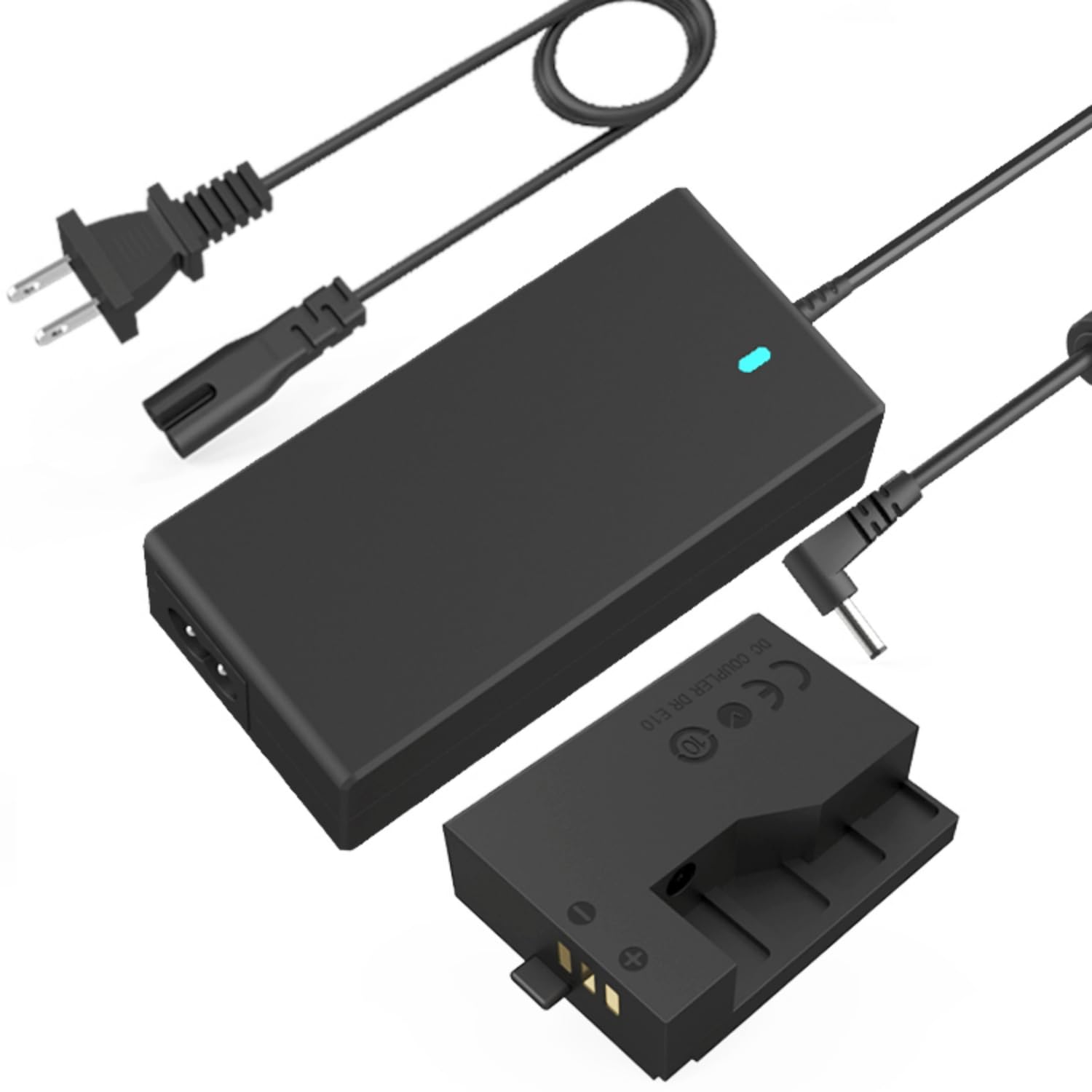 F1Tp Ack E10 Ac Power Supply Adapter Dr E10 Dummy Battery Kit Replace Lp E10 Battery For Canon Eos Rebel T3 T5 T6 T7 1100D 1200D