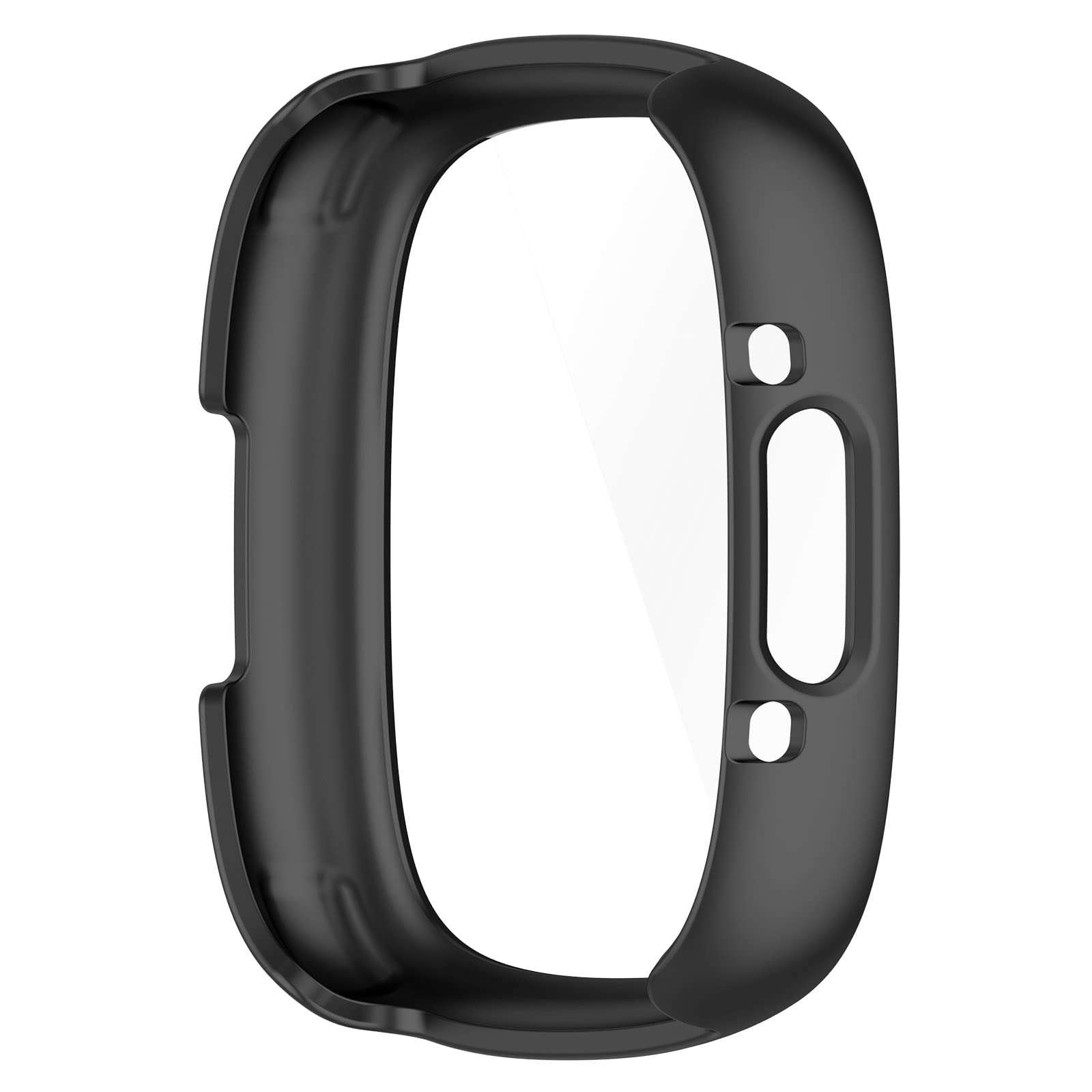 Ninehorse Case Cover Compatible With Fitbit Versa 4/Sense 2 Screen Protector Tempered Glass All Around Hard Pc Smartwatch Access