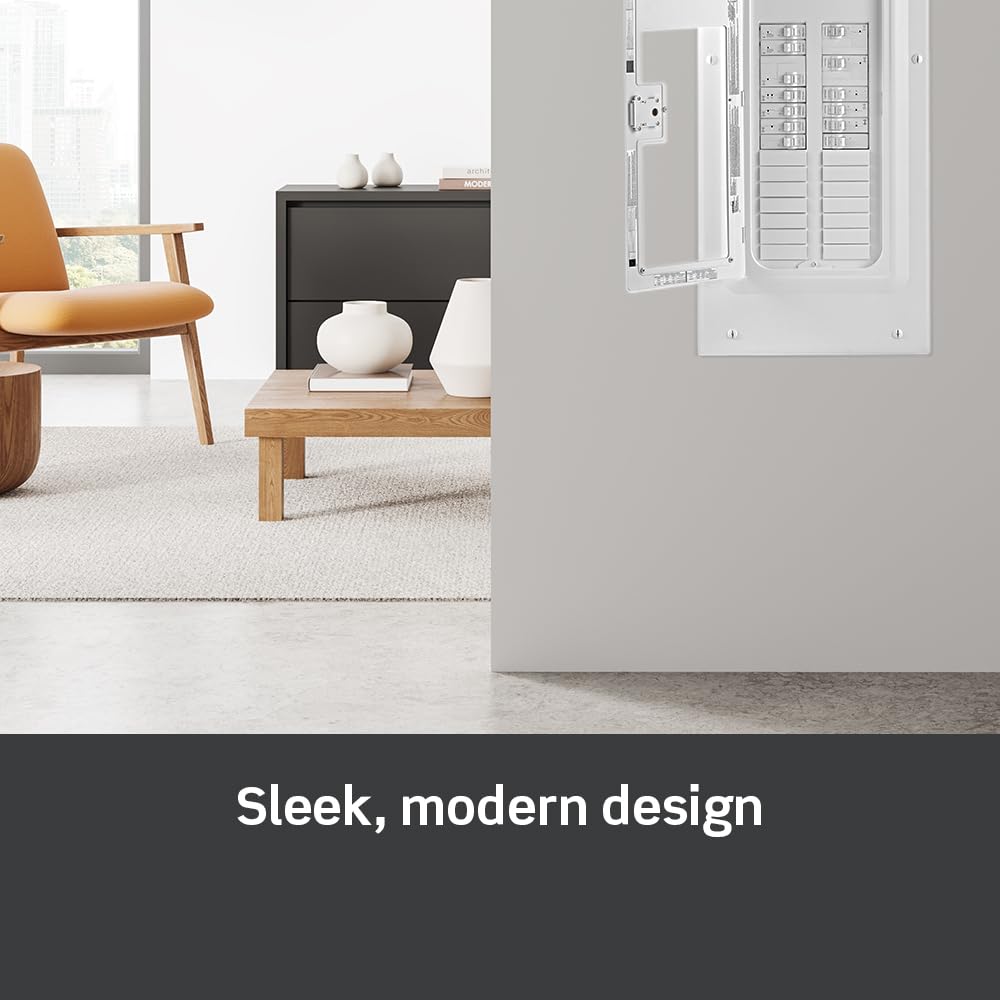 Leviton Lspd1-T Surge Protective Device With Two 15A 1-Pole Plug-On Standard Branch Circuit Breakers, Thermal Magnetic, 120/240