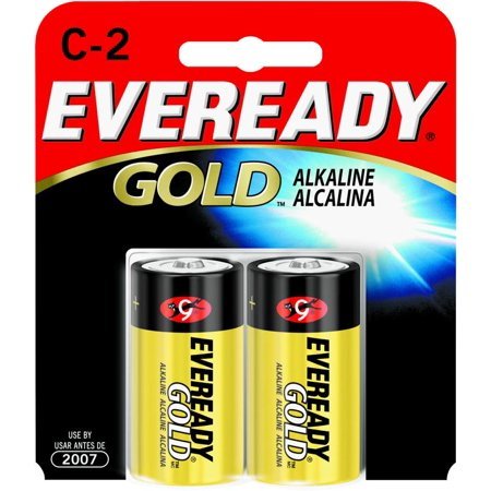 Eveready Gold C Alkaline Battery: 2 Pack