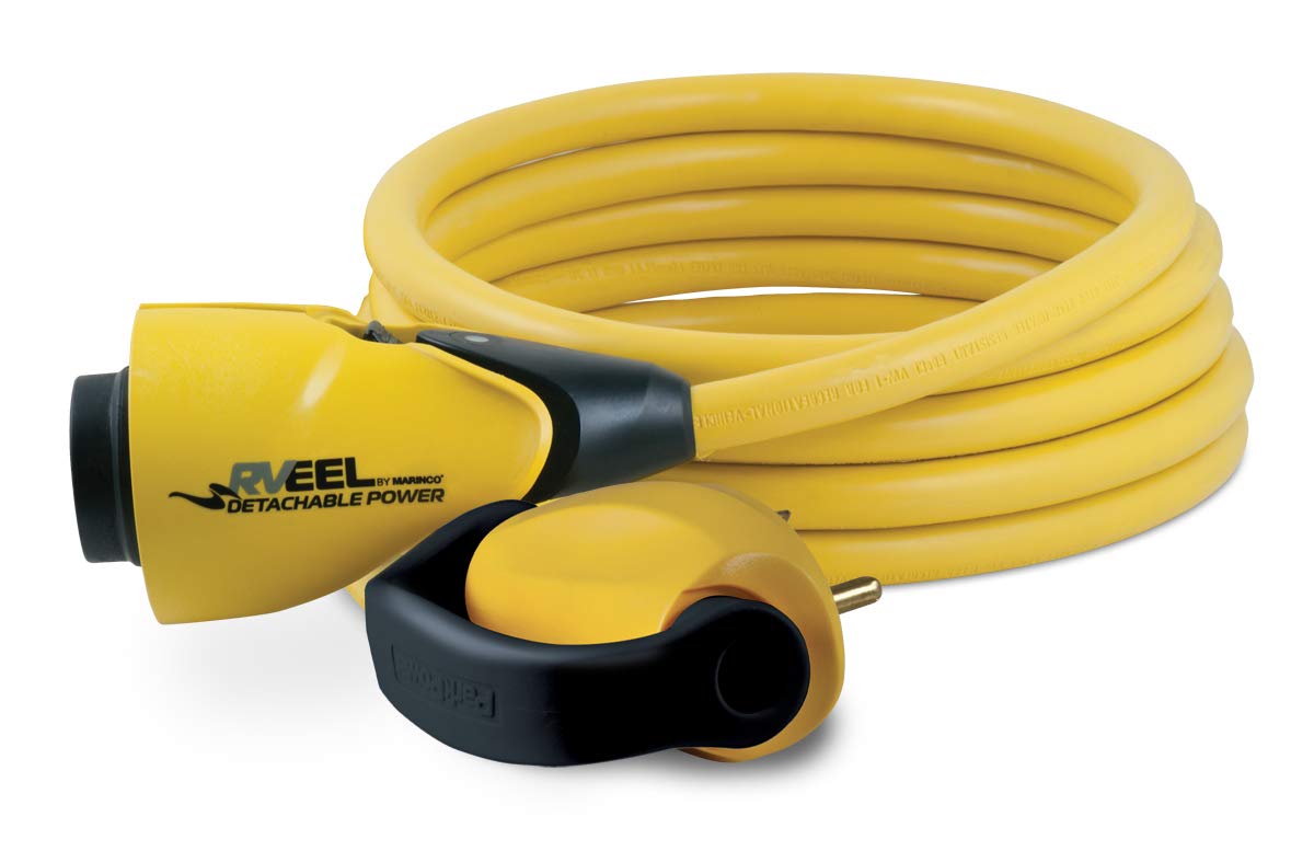 Parkpower By Marinco Cs30 25Rv 30 Amp 125V Eel Rv Power Cord, Yellow, 25'