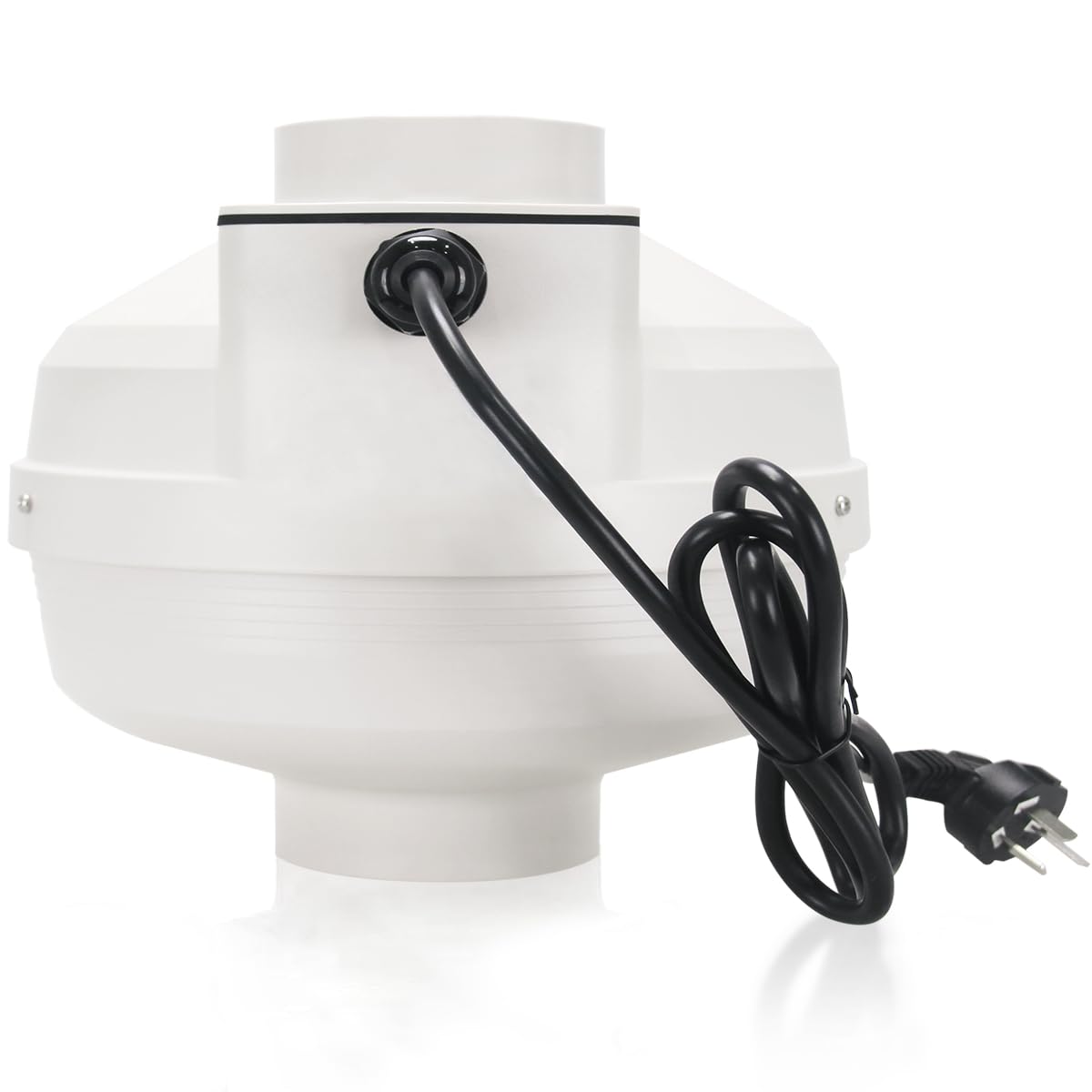 Midcvfrun 4 Inch 260 Cfm Radon Mitigation System Inline Duct Fan, Ip67 Waterproof Electric Exhaust Fan For Indoor Outdoor, Energ