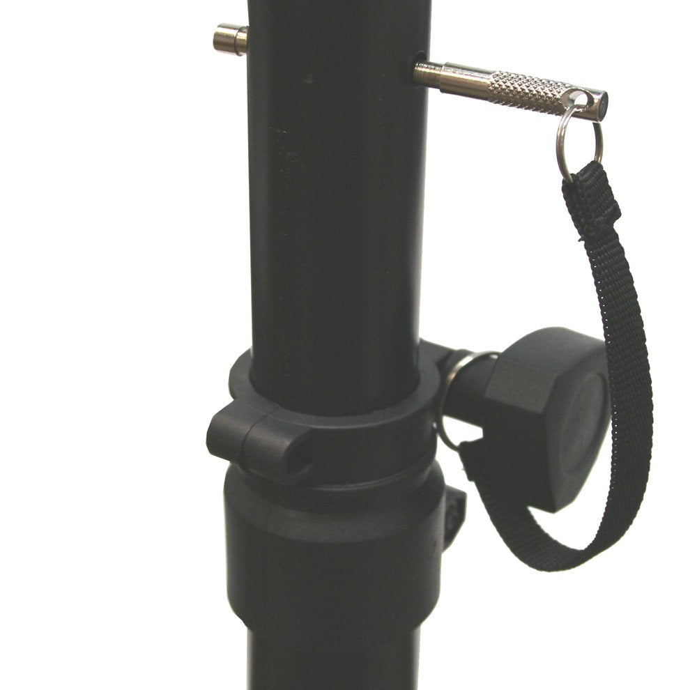Asc (2) Pro Audio Mobile Dj Pa Speaker Stands 6 Foot Adjustable Height Tripod With (2) Speakon 15Ft Cables & Nylon Travel Bag