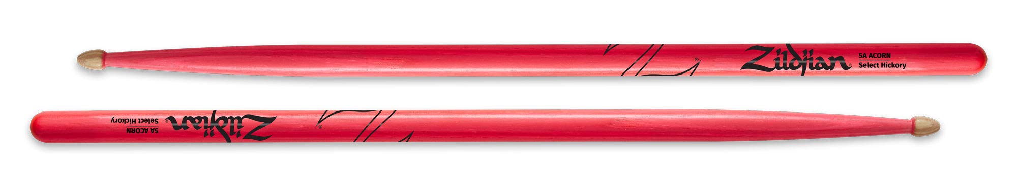 Avedis Zildjian Company 5A Acorn Neon Pink Drumsticks