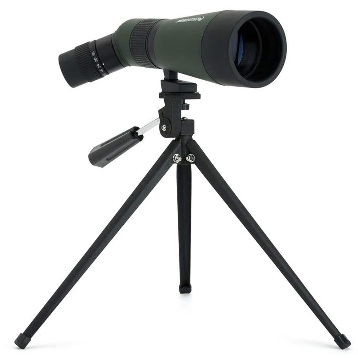 Celestron - Landscout 60Mm Angled Spotting Scope - Fully Coated Optics - 12-36X Zoom Eyepiece - Rubber Armored - Tabletop Tripod