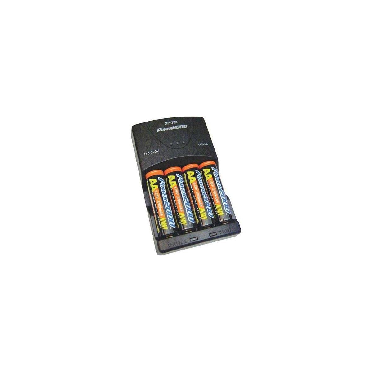 Vidpro Power2000 Xp 333 Rapid Aa Aaa Battery Charger Set With 4 2900Mah Aa Nimh Batteries
