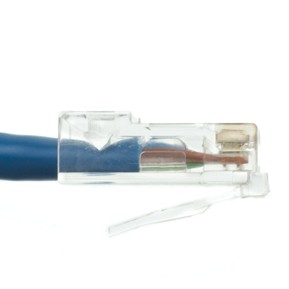 Cablewholesale 5 Foot Cat6 Blue Ethernet Patch Cable, Bootless, 24Awg ...